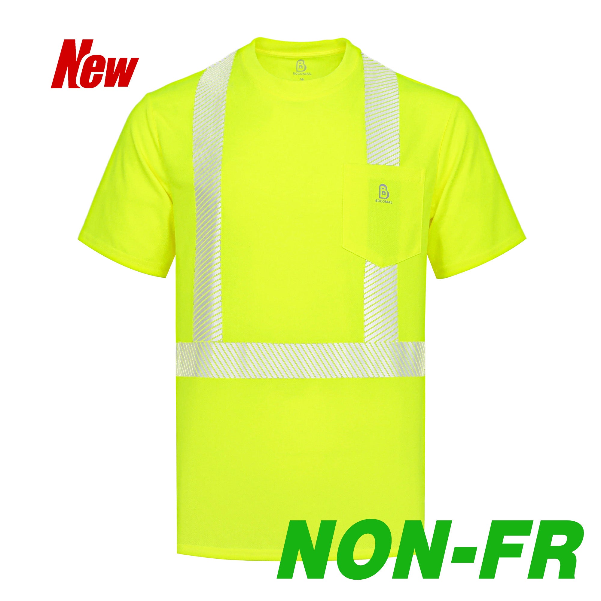 4OZ High Visibility Reflective Breathable Safety Work Tee (NON-FR)- TS132B