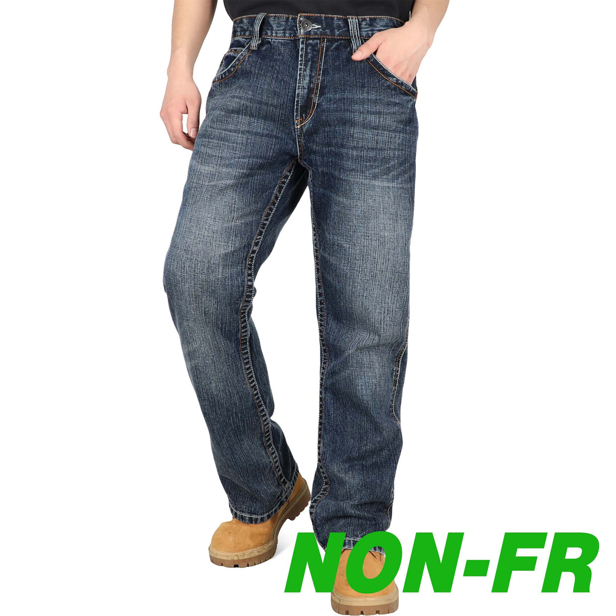 13.5 oz Heavywight Dura-Rugged Slub Denim Jeans(NON-FR)