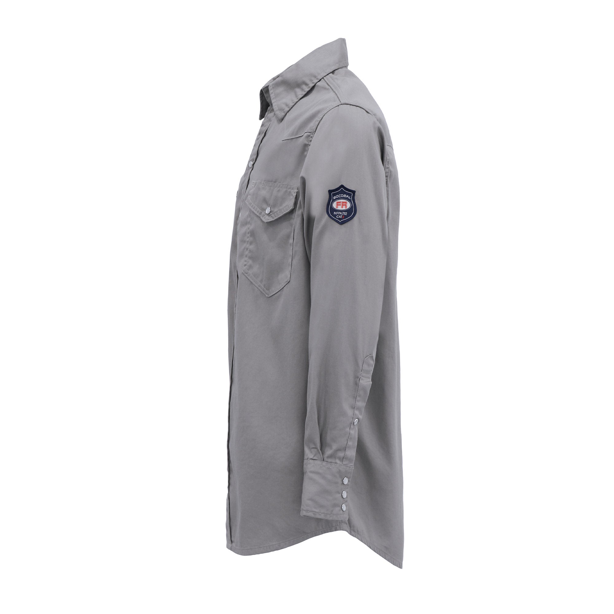 6.5OZ Classic Shirts With Pearl Snap-0901-1