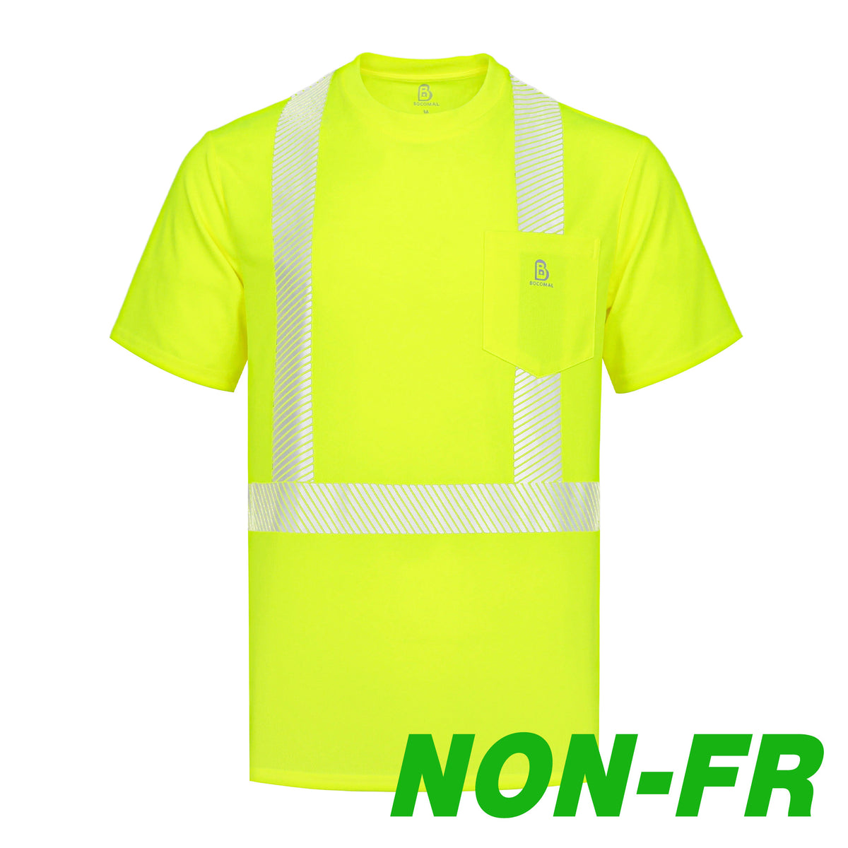 4 oz High Visibility Reflective Breathable Safety Work Tee (NON-FR)