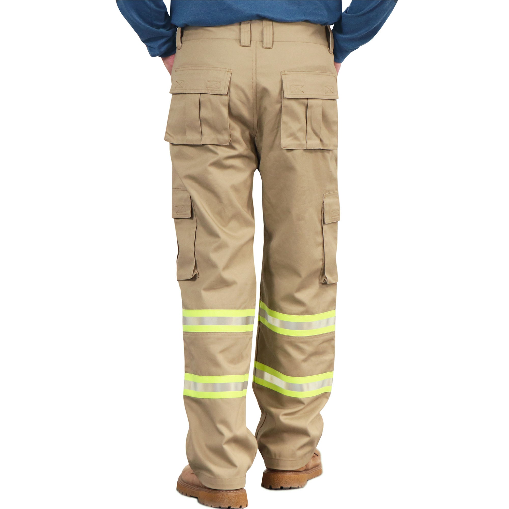 7.5OZ High Visibility Cargo Pants  Water & Oil Repellent Finish -1801-2HV