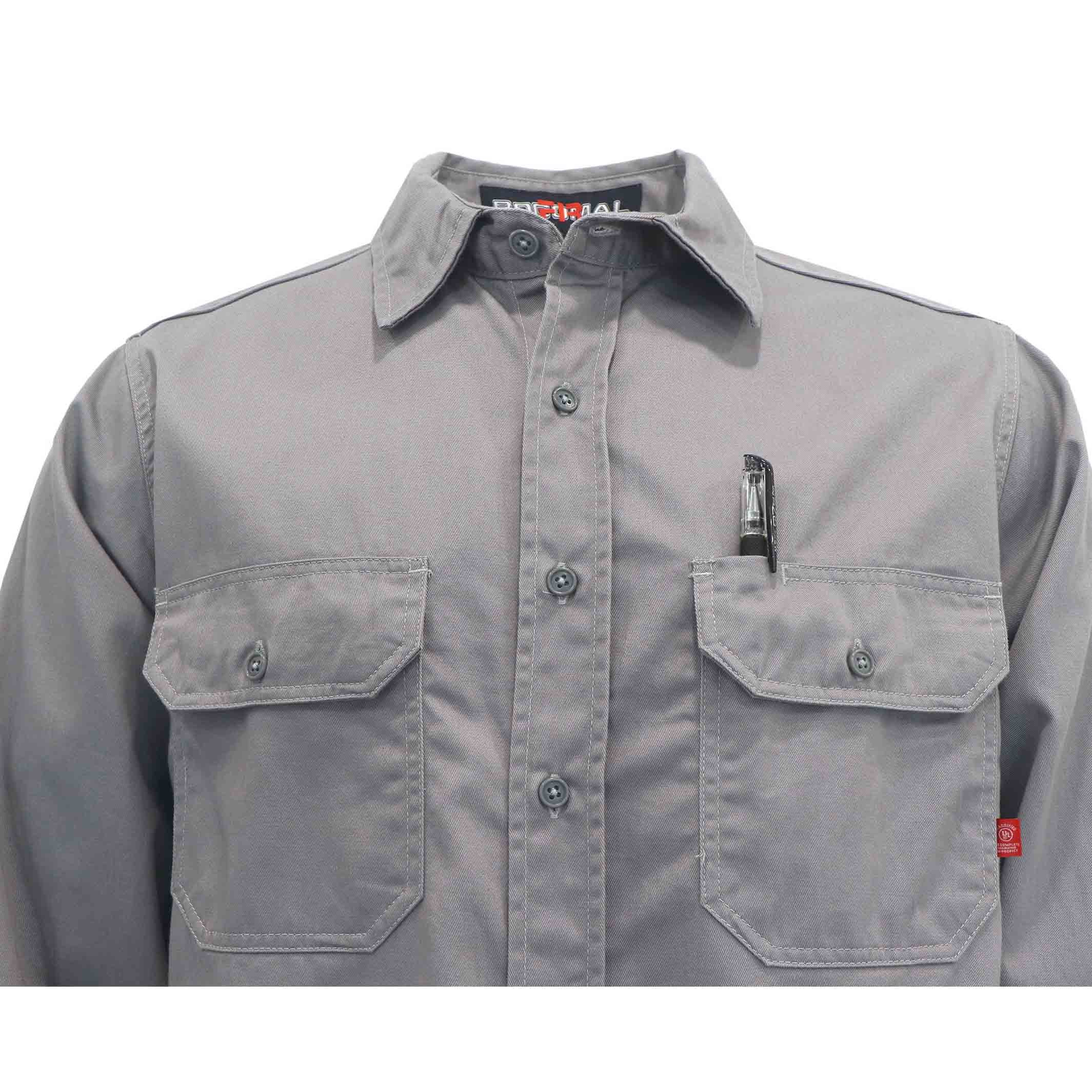 7.5OZ Solid Color Classic Shirts With Button-10801