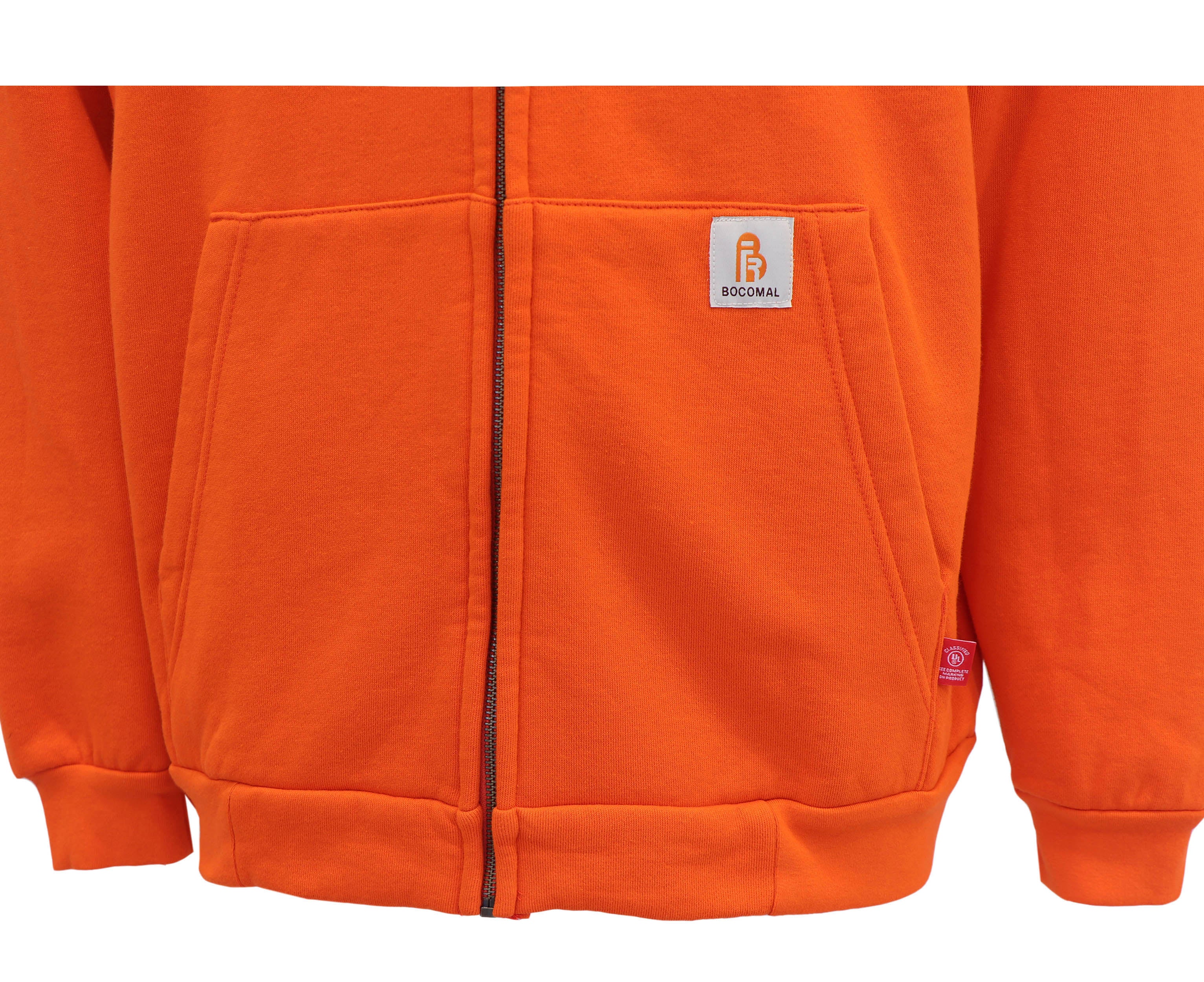 10OZ Orange Zip-up and Pullover Hoodies (Final Sale)
