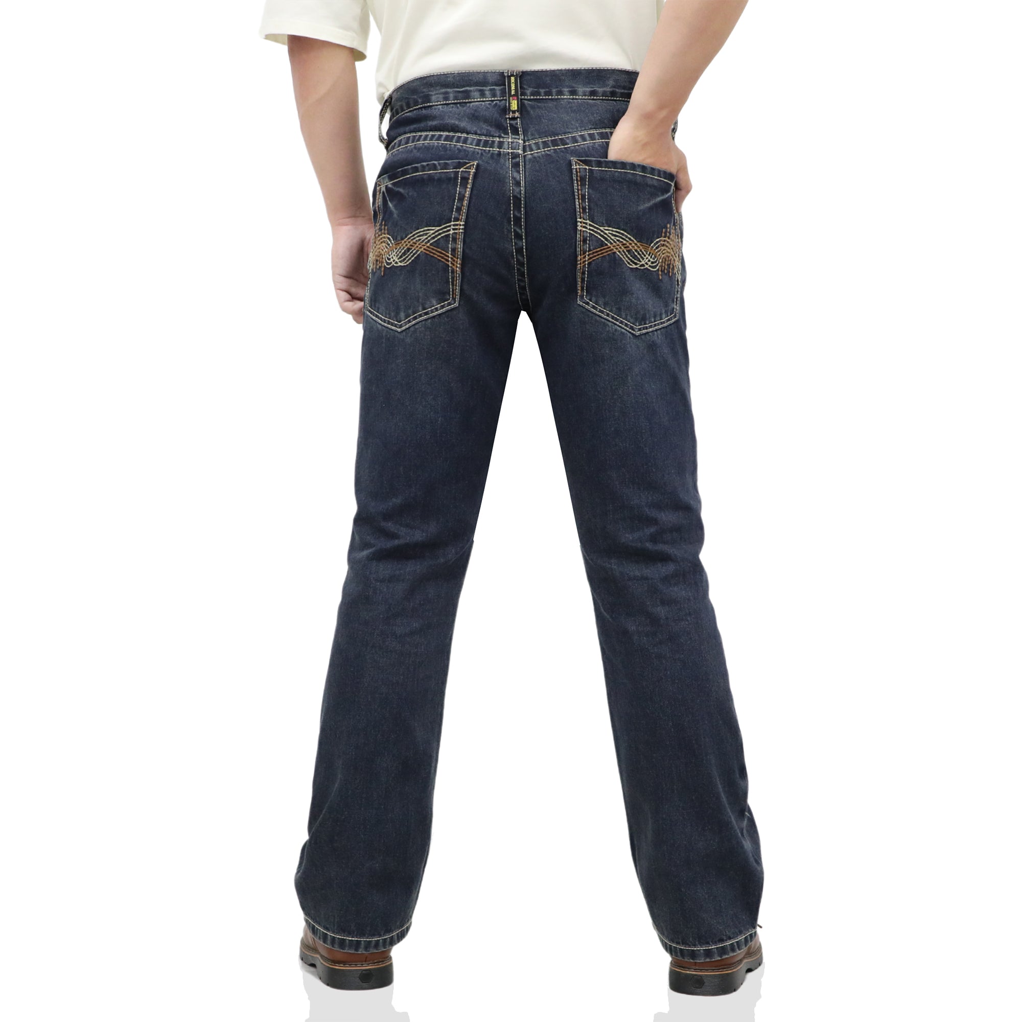 10OZ Midweight EX-Soft Relaxed Boot Vintage Washed FR Jeans-8306