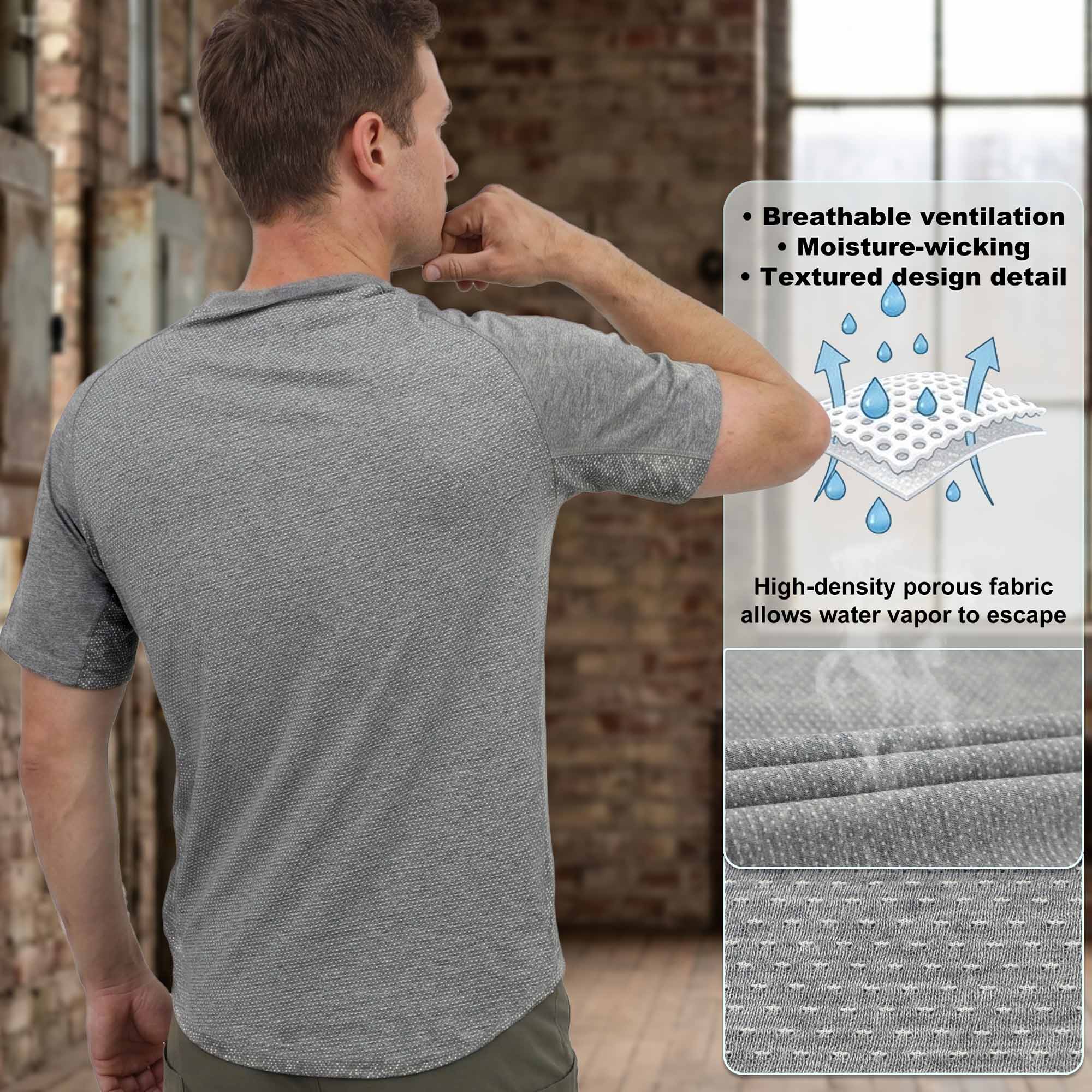 5.5OZ Lightweight Short Sleeve Tee (NON-FR)-TS011N