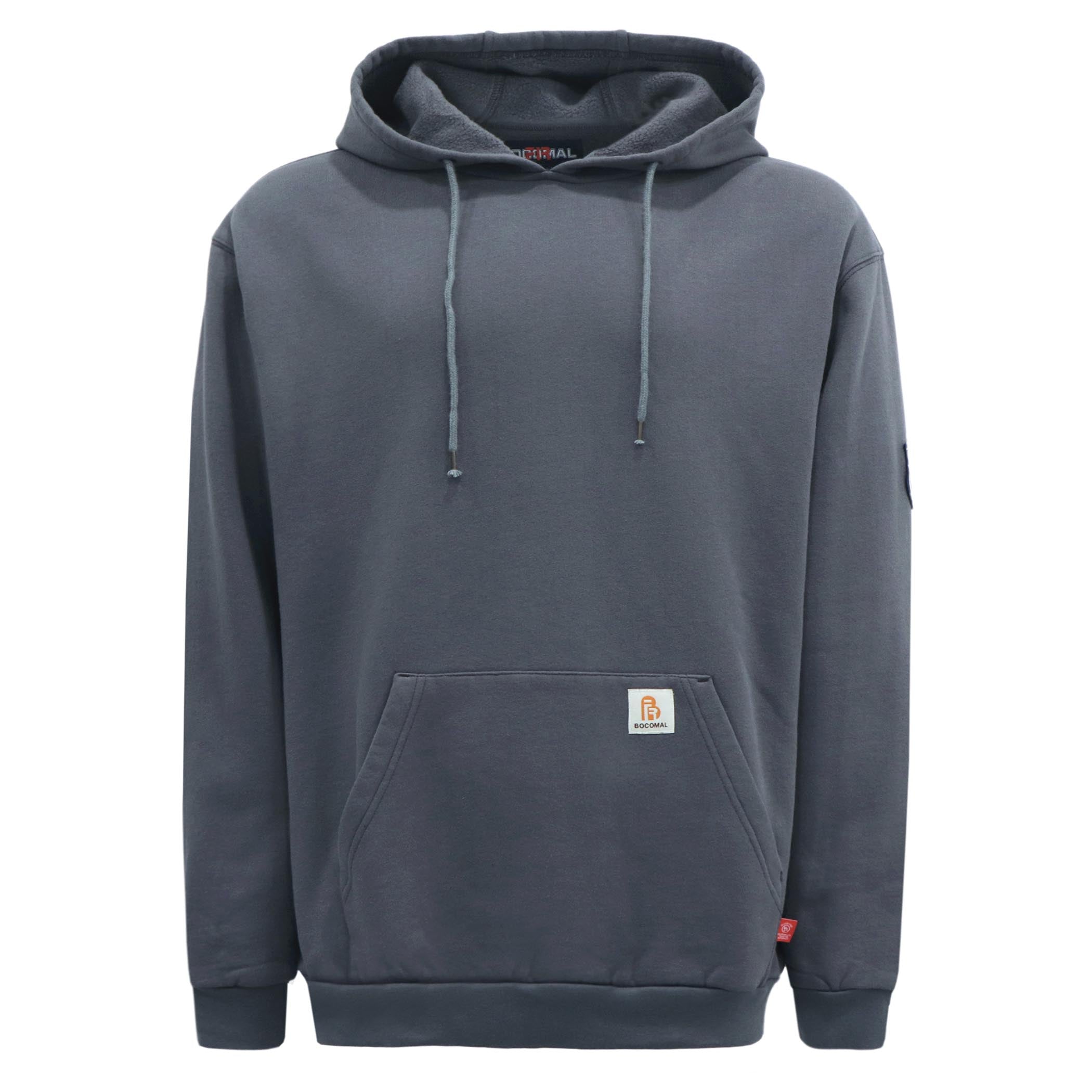 BOCOMAL FR hoodies FR Zipper Front Hooded Sweatershirt Men's FR