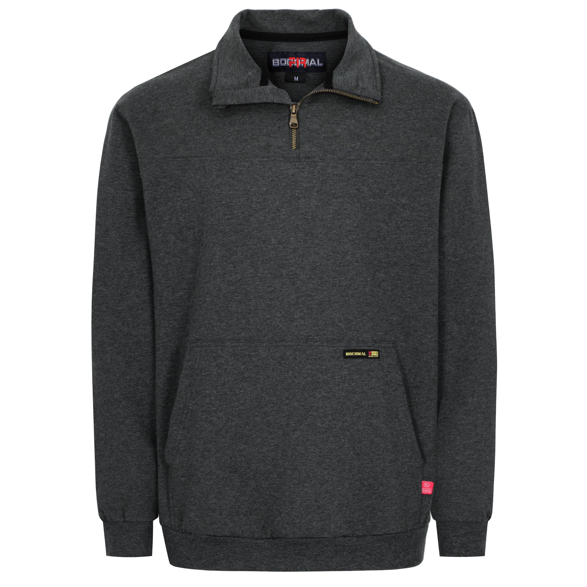 7.5OZ Midweight Non-Fleece Mock Neck FR Sweater Shirts-9013