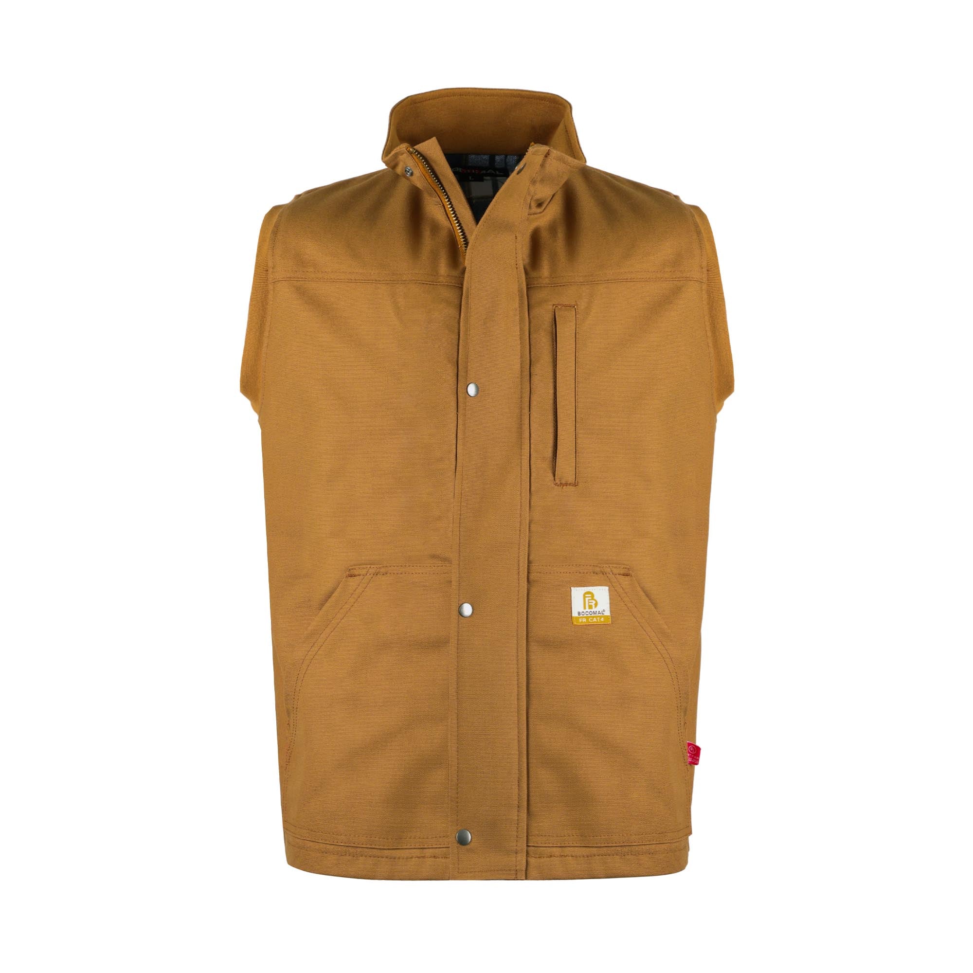 Lined Vest Water/Rain Repellent and Oil Resistant(Soft Flannel Lining)-3104