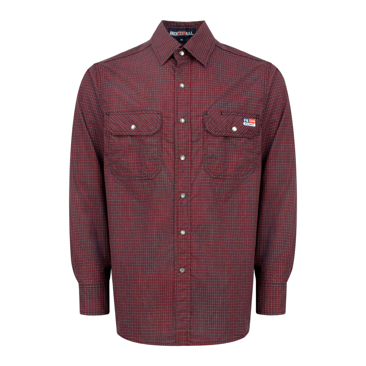 Bocomal Red Plaid FR Work Shirt