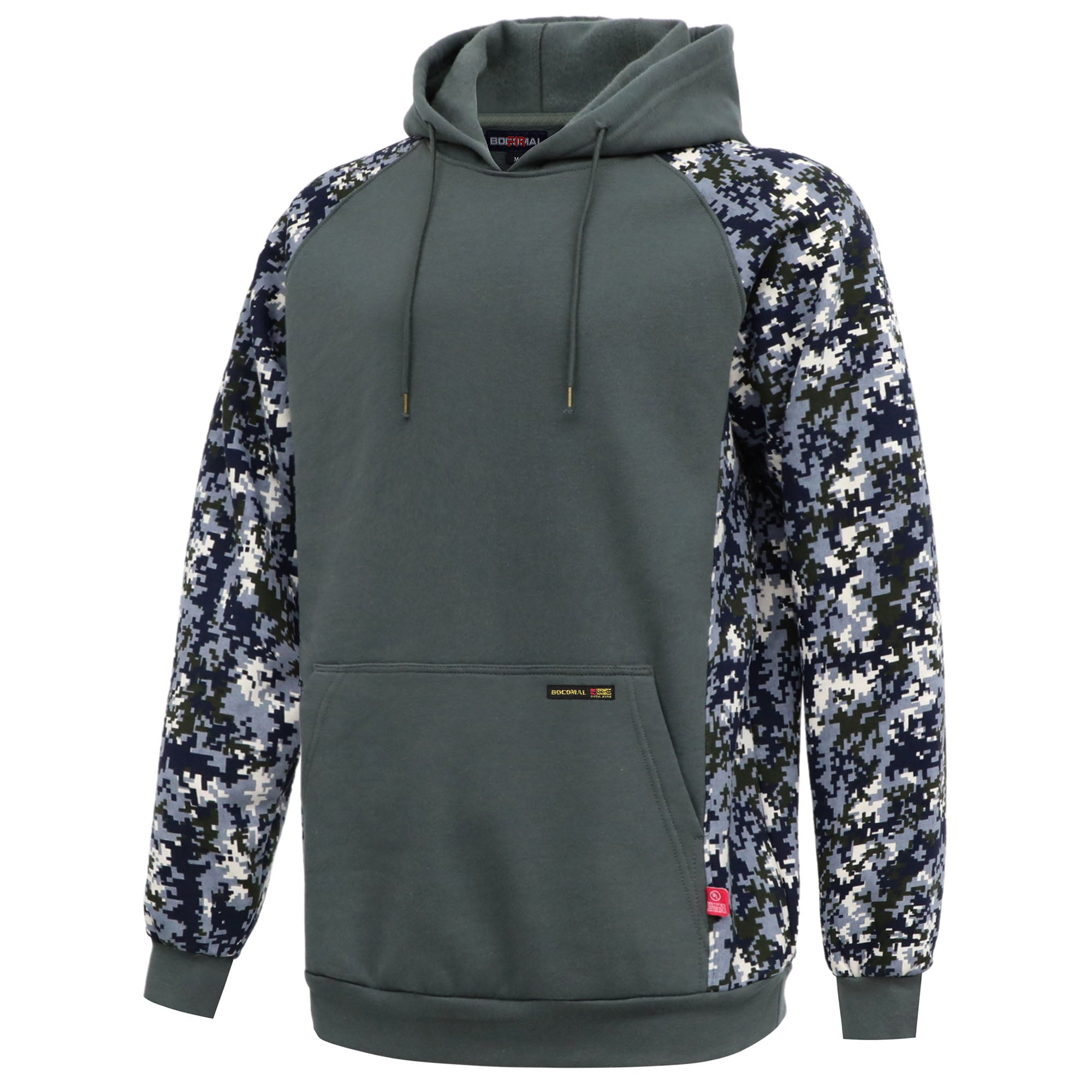 12 oz Camo Two-Tone FR Work Hoodie, CAT 2 | Bocomal