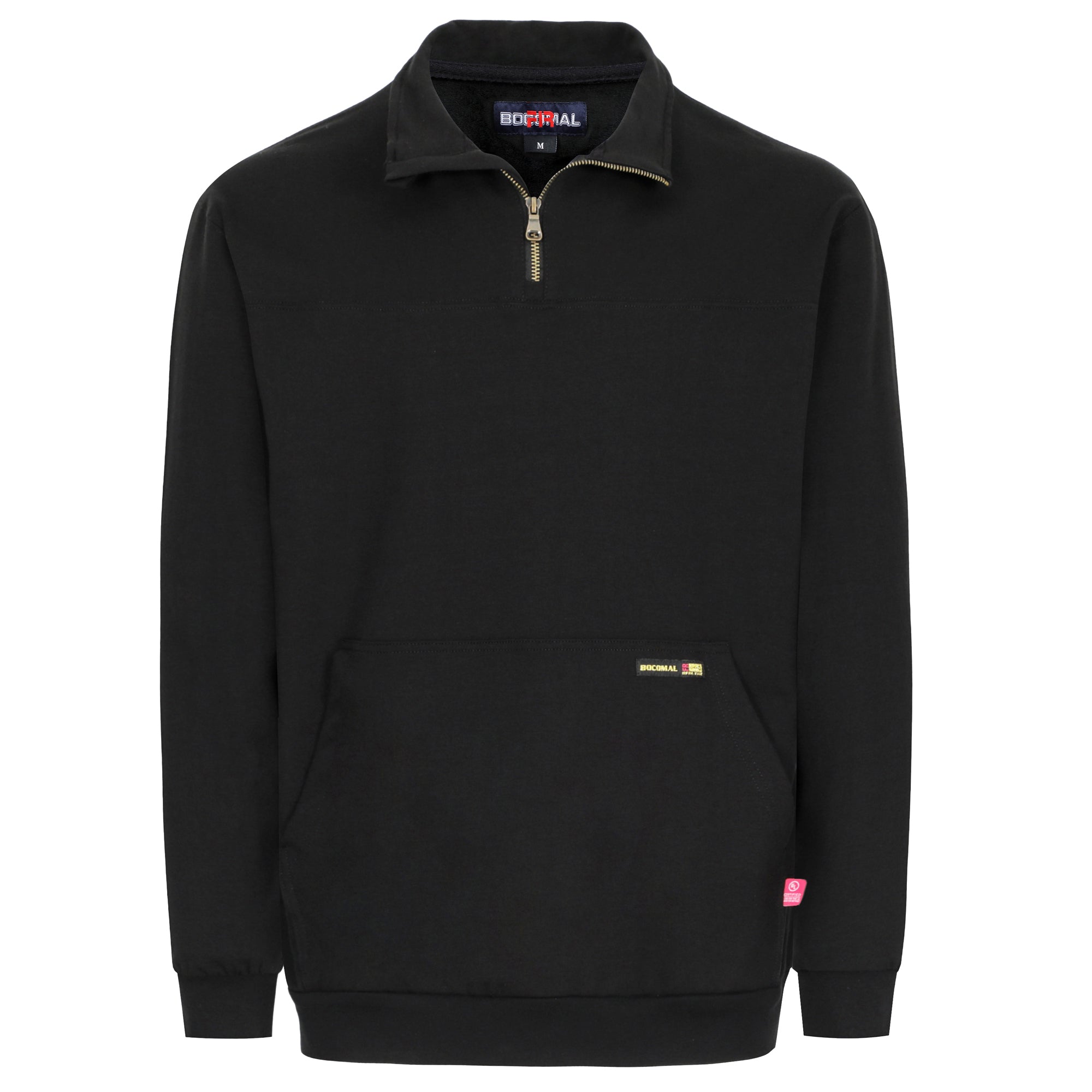 7.5OZ Midweight Non-Fleece Mock Neck FR Sweater Shirts-9013