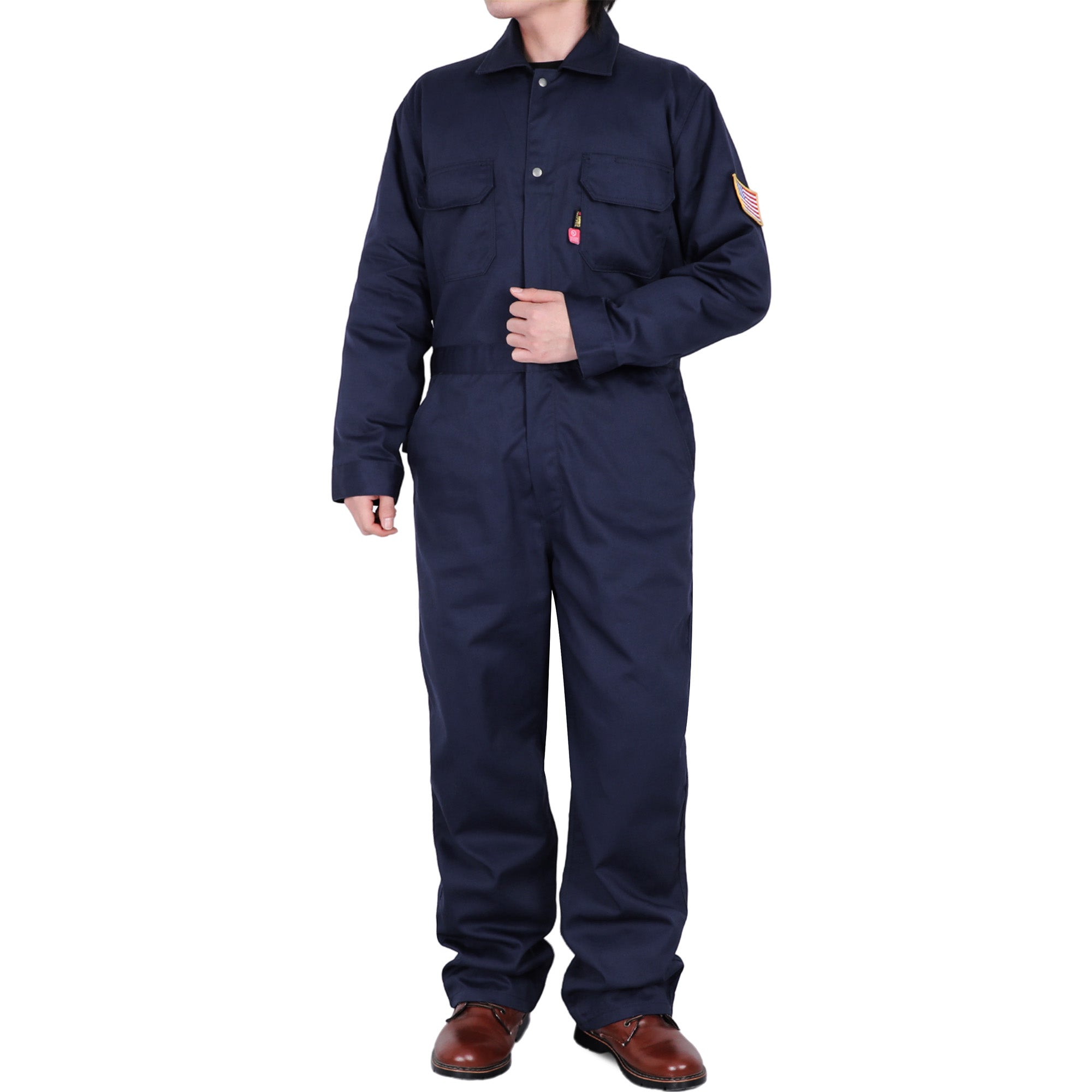 7.5OZ Cotton Twill FR Work Coverall - 2401
