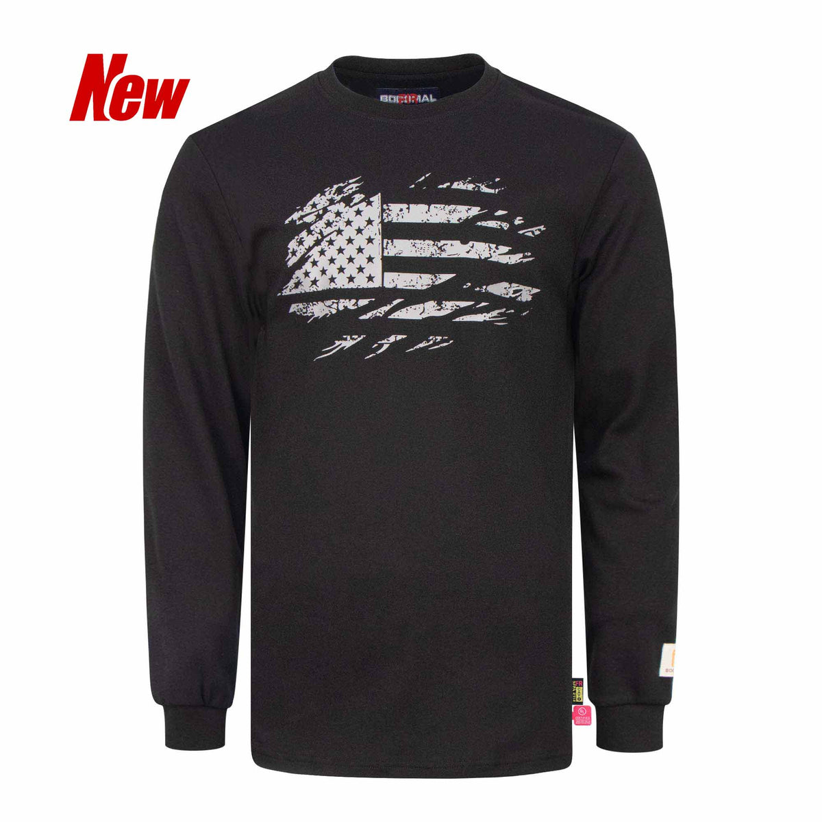 7 oz Distressed Flag Graphic Print T-SHIRTS - D1203-34