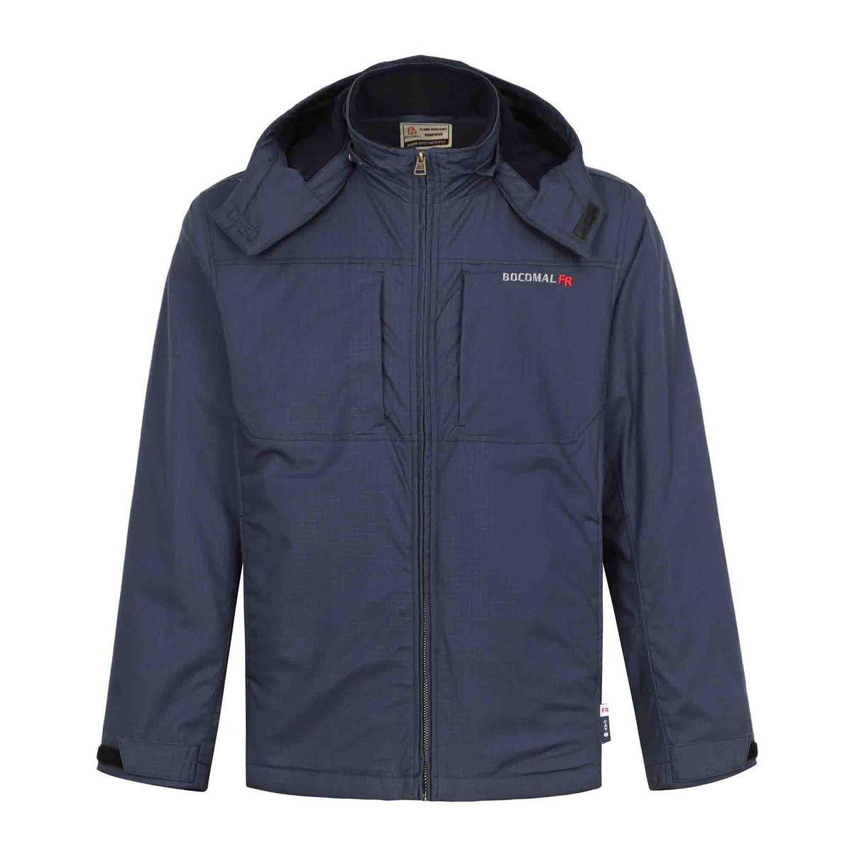 8.5 oz Fleece Lined 7 oz Stretch Windproof Shell FR Jacket