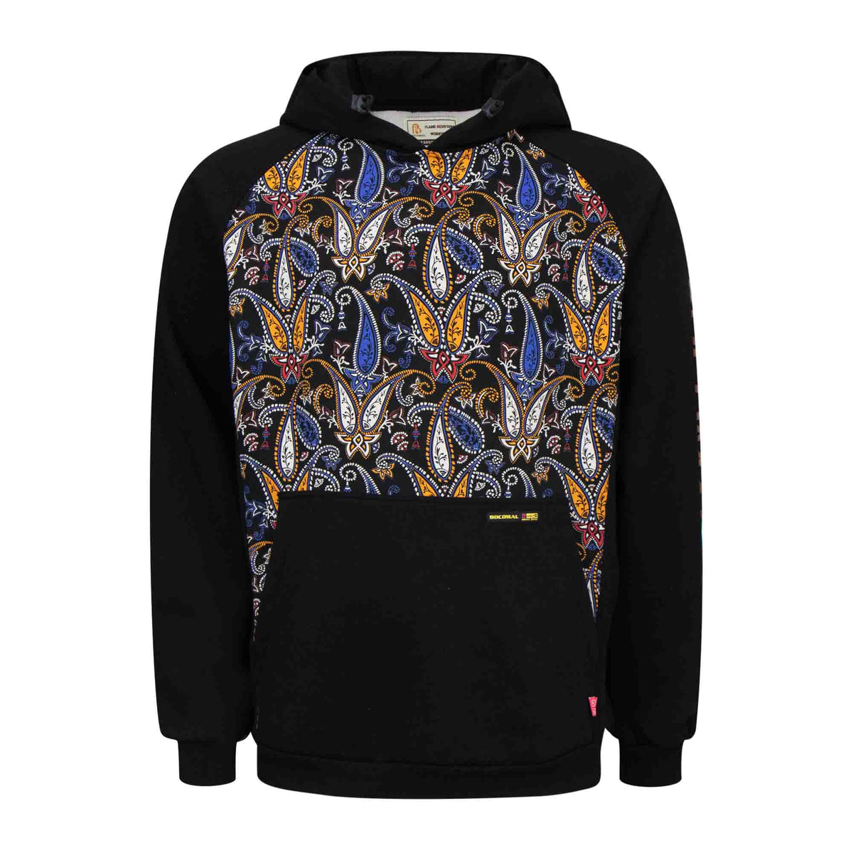 10.5 oz Midweight Paisley Print FR Pullover Hoodie