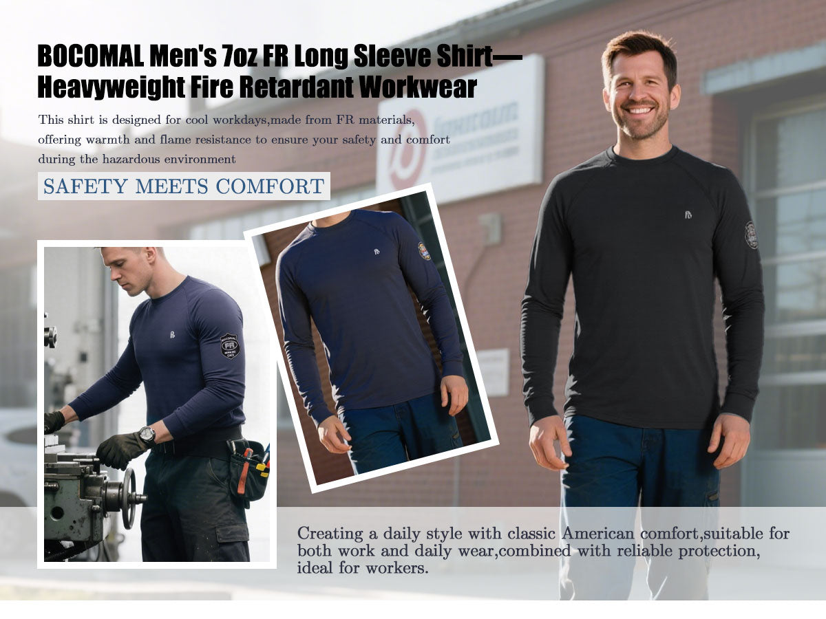 7OZ Heavyweight FR Work Shirts(Clearance: Limit 2pcs)-5603