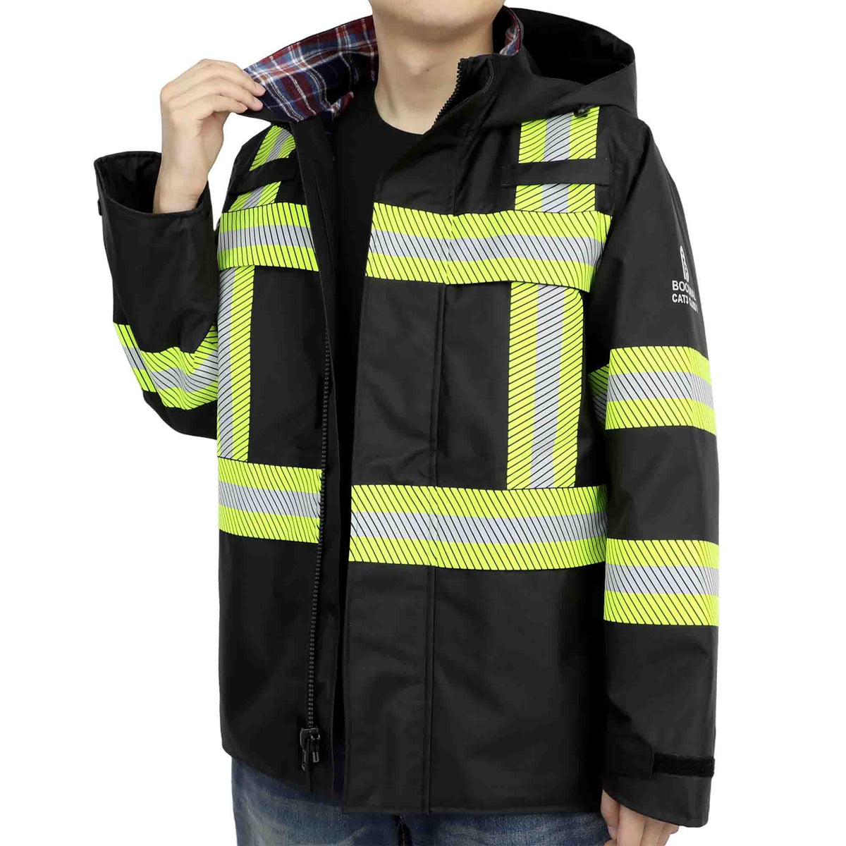 FR Insulated Rain Jacket | CAT3 HRC3 Hi‑Vis Type R Class3 Waterproof Coat
