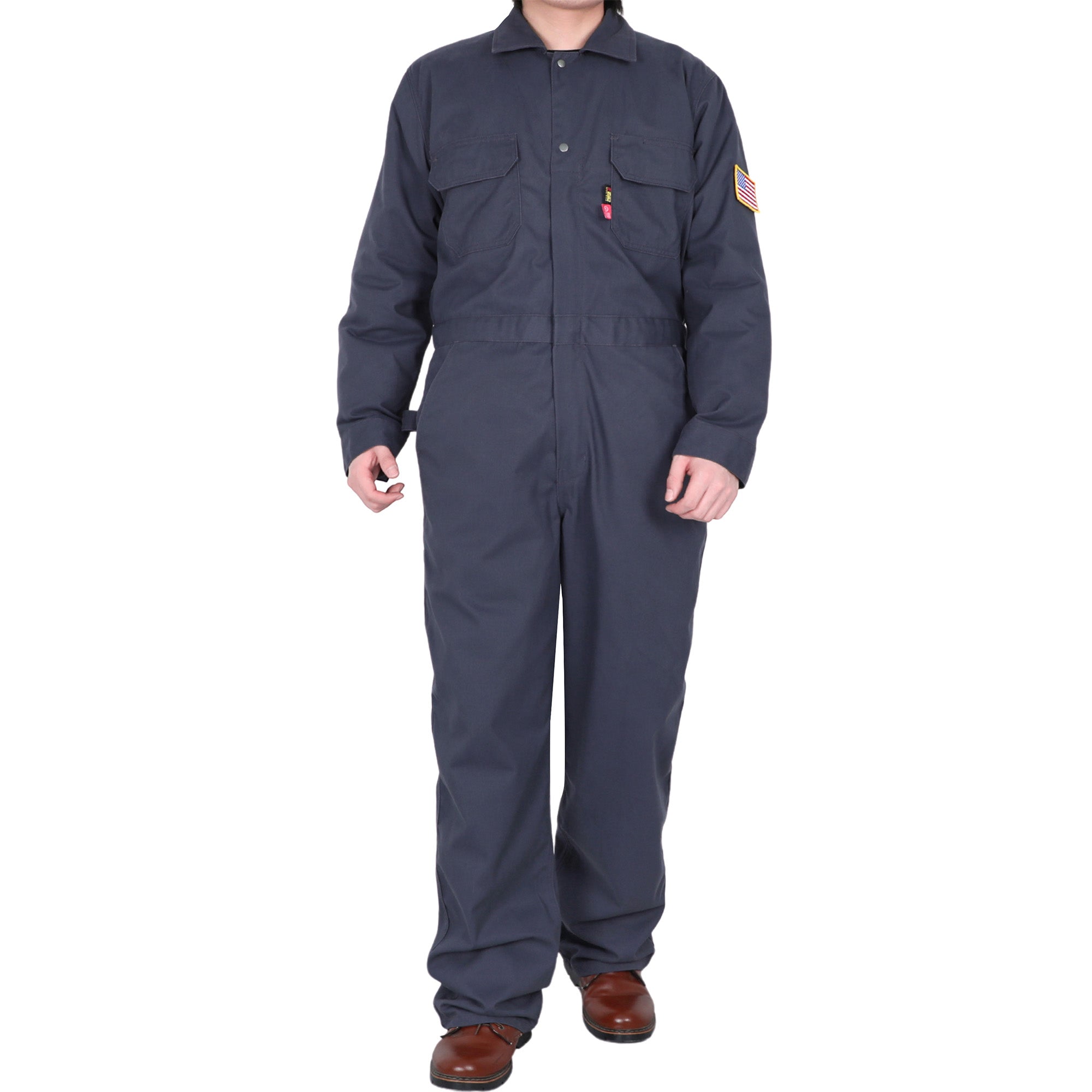 7.5OZ Cotton Twill FR Work Coverall - 2401