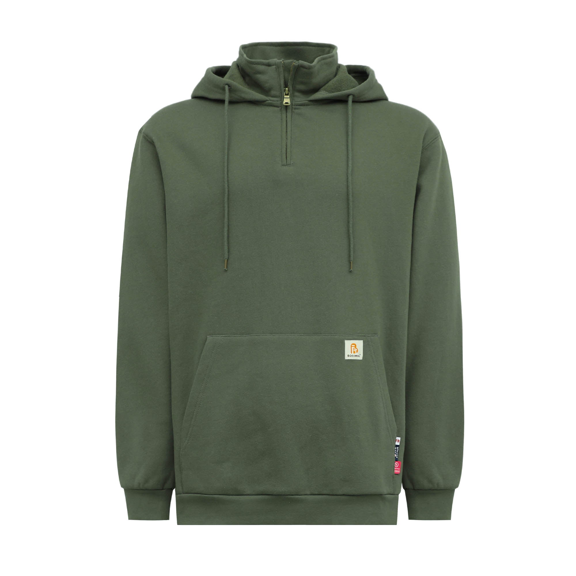 10.5OZ Classic 1/4 Zipper Pullover Hoodies-4509