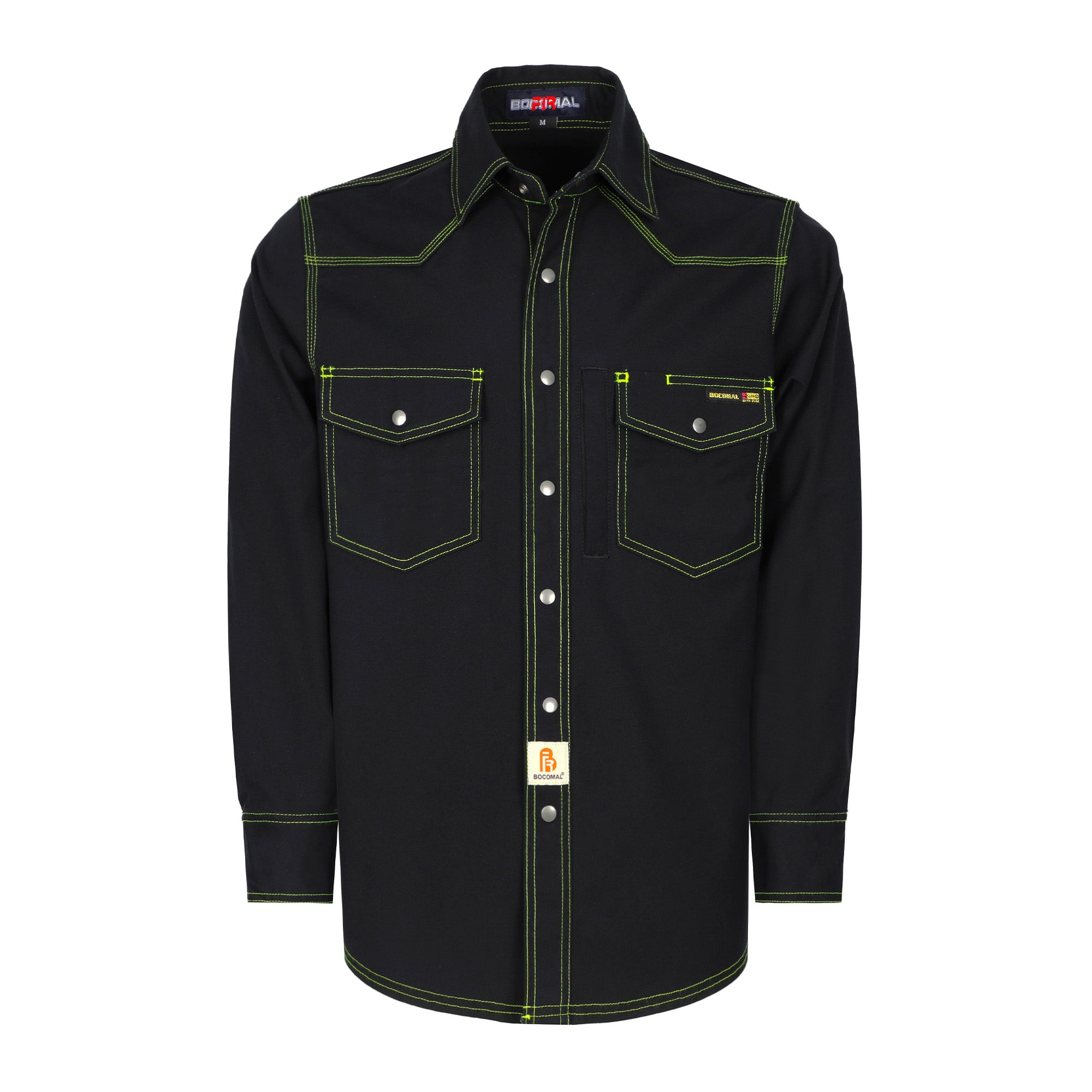 8.5OZ Heavyweight Stretch Canvas FR Welding Shirts-0932
