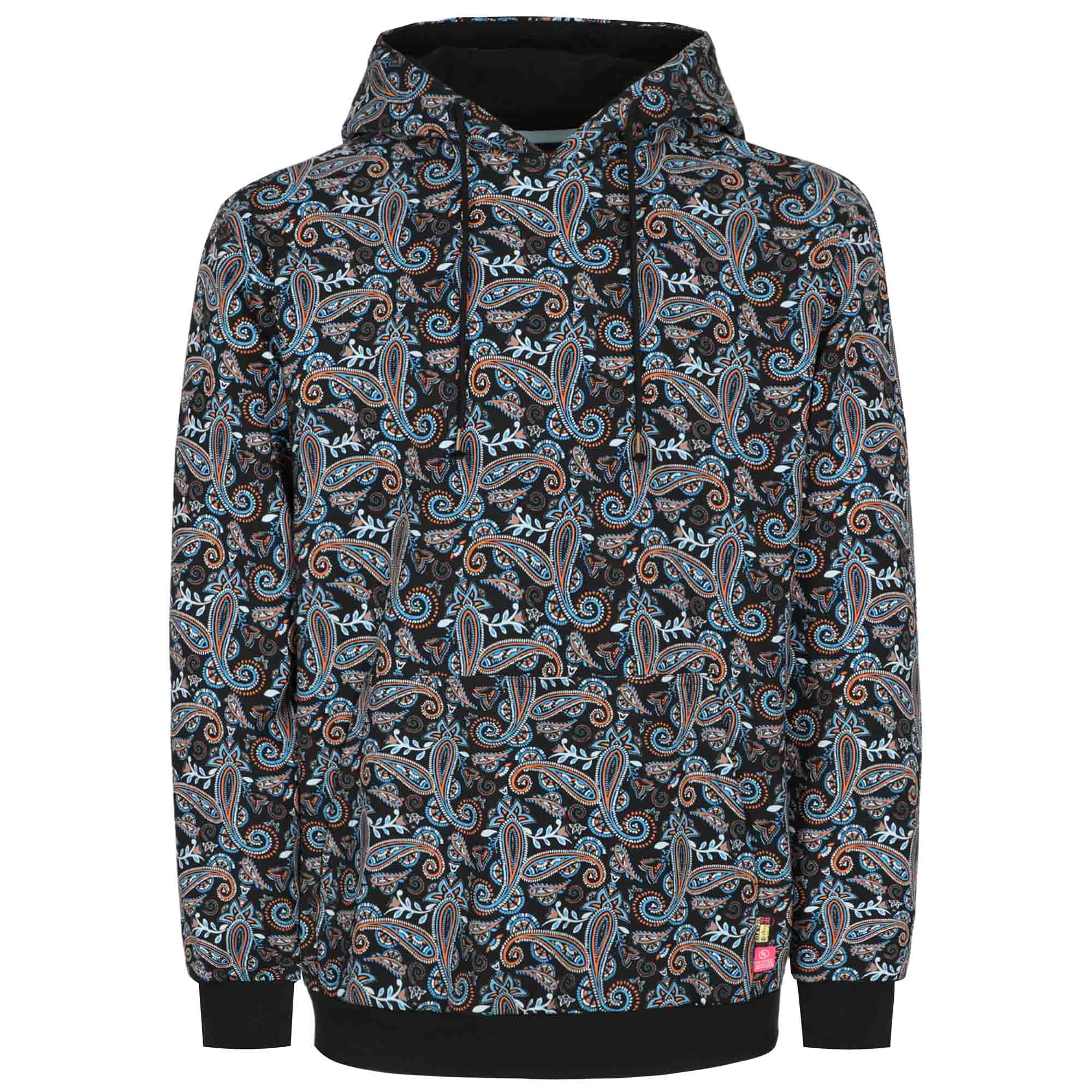 7.5OZ Lightweight Paisley Printed FR Hooded Sweatshirts -2613P