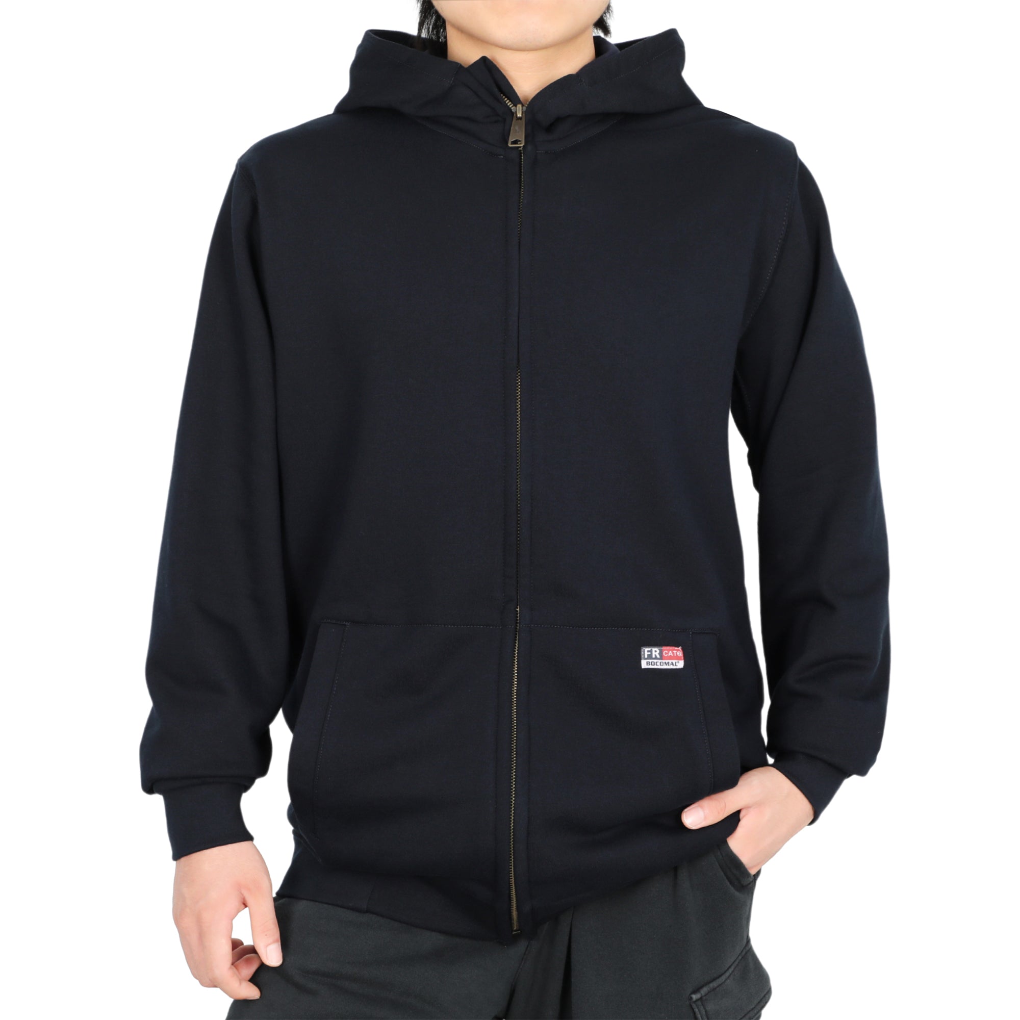 12.5OZ Heavyweight Permanent FR Modacrylic Cotton Hooded Sweatshirts-9634/9534