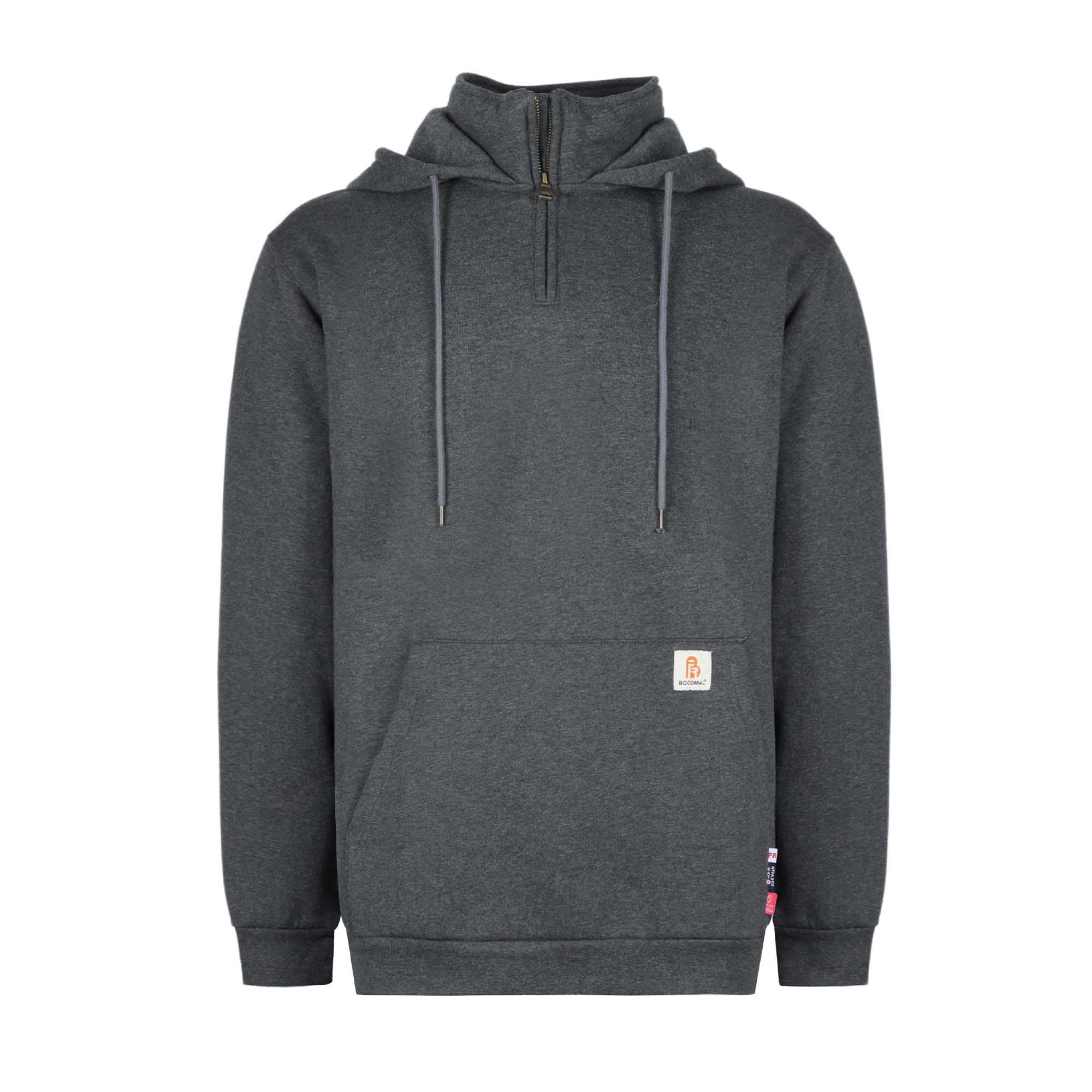 10.5OZ Classic 1/4 Zipper Pullover Hoodies-4509