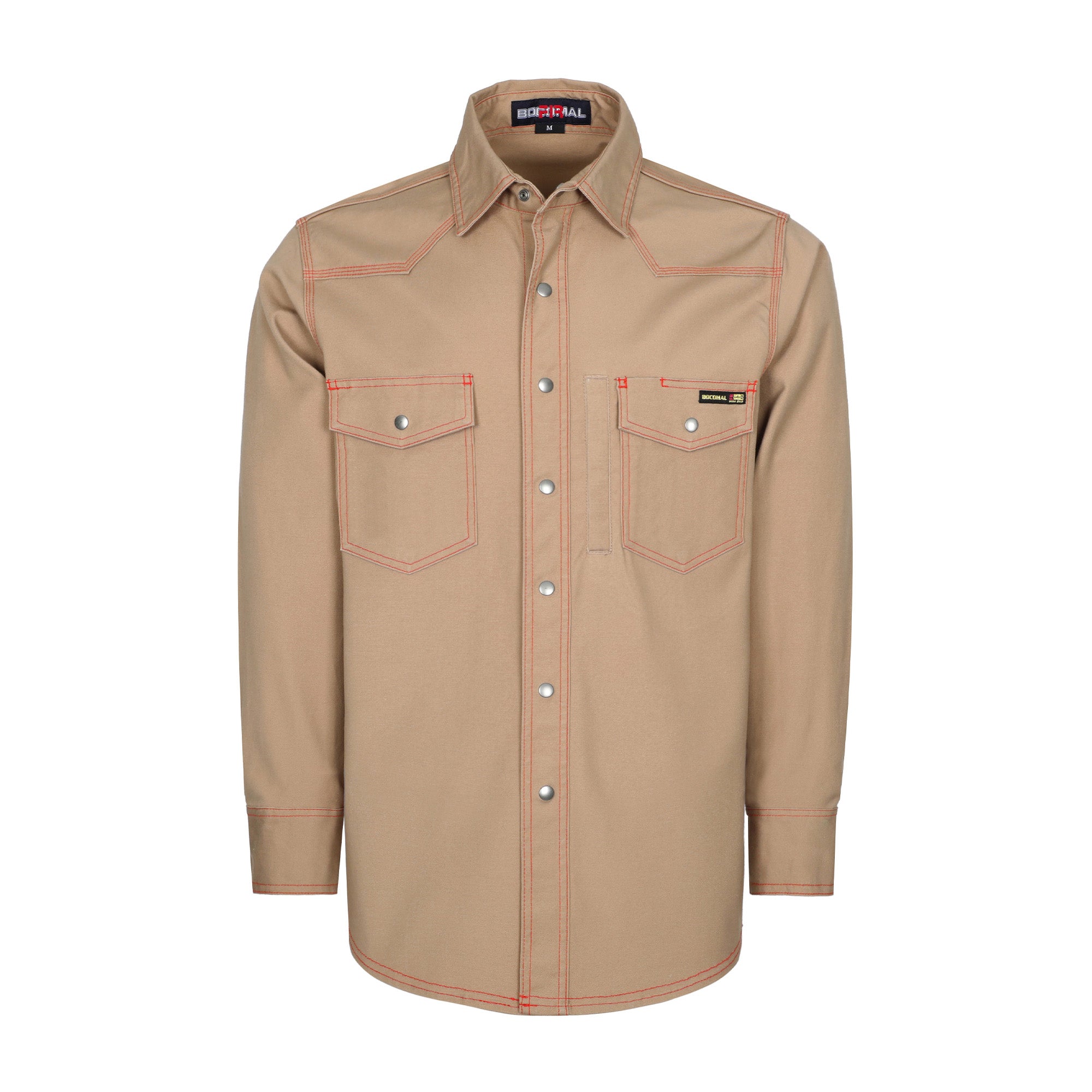 8.5OZ Heavyweight Stretch Canvas FR Welding Shirts-0932