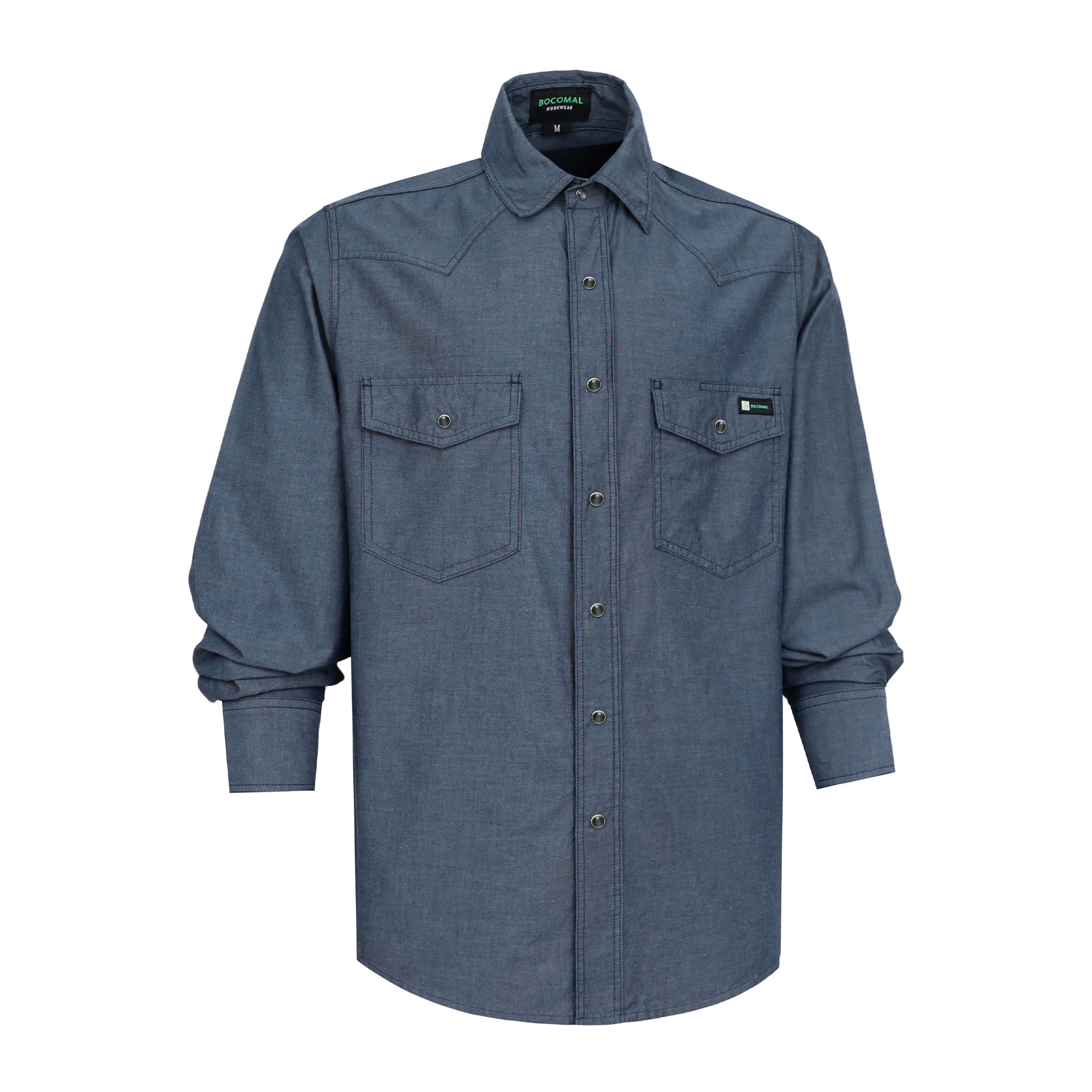 5OZ Lightweight 100% C Chambray Work Shirts(NON-FR) - SH041Q