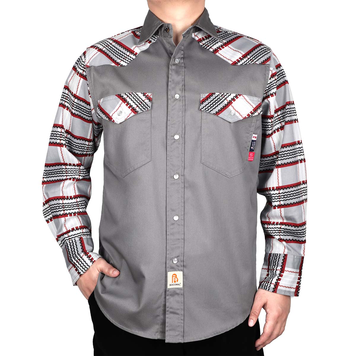 6.5OZ Hawaii/Solid FR Welding Work Shirt