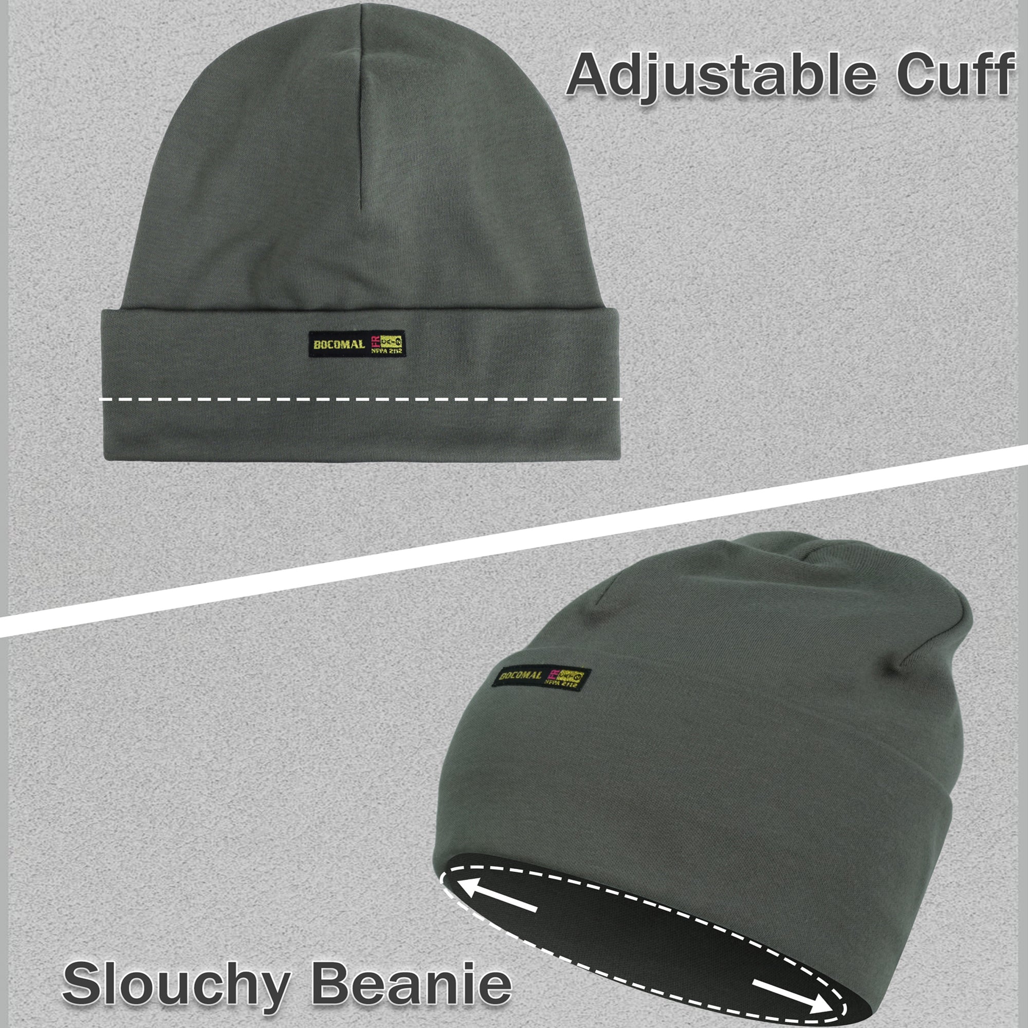 7OZ Cotton FR Head Covering Welding Hat-9803