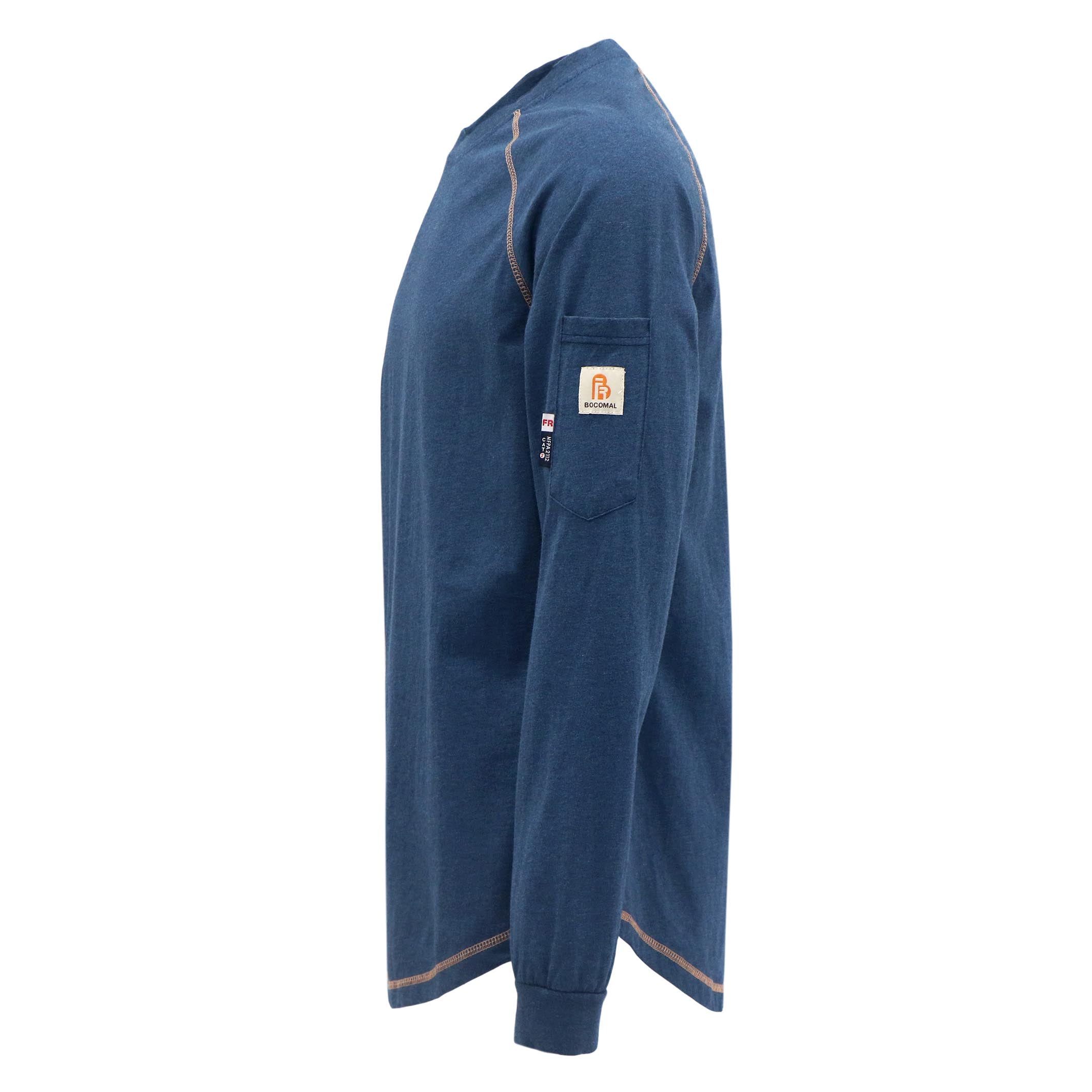 6OZ Buttonless Pullover T-Shirts/Decorative Thread-5622