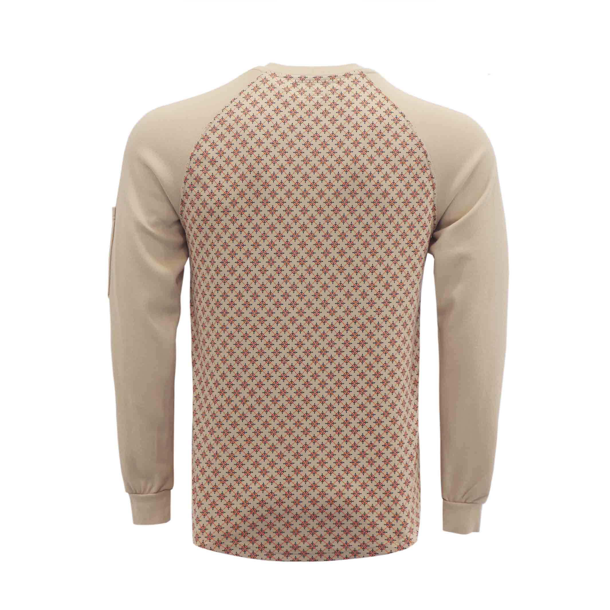 7OZ Button Pullover T-Shirt/Camouflage-5703