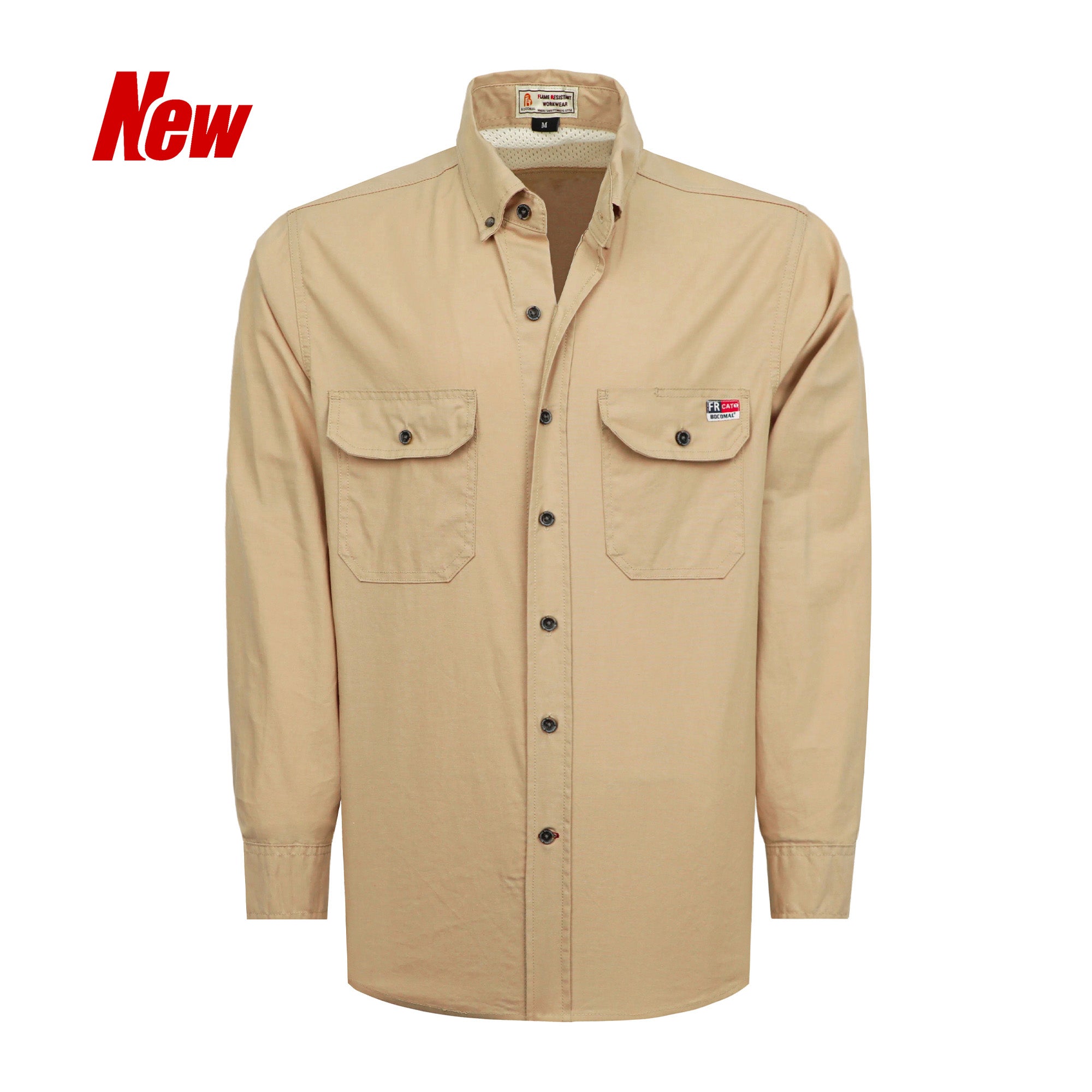5.5OZ Lightweight Chambray Breathable Vented Back FR Shirts- B242