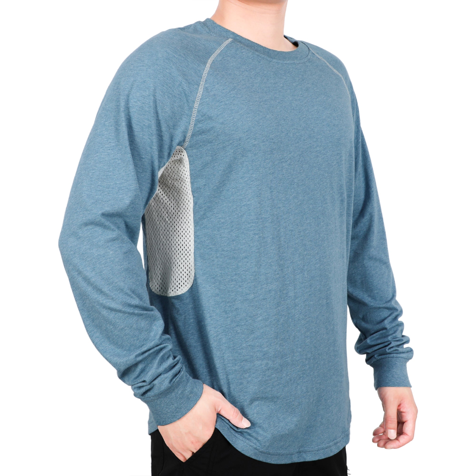 4.5OZ Vented Mesh Loose Fit EX Lightweight FR T-Shirts-9717