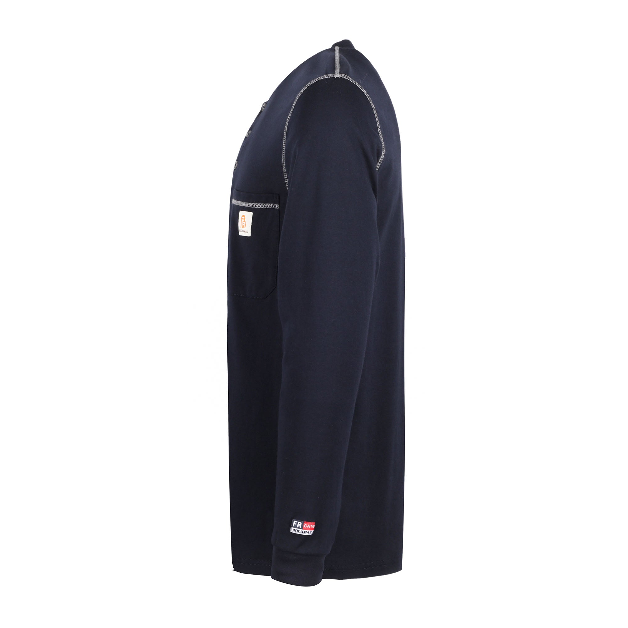 5.5OZ Button Pullover T-Shirts/Solid Color-2808