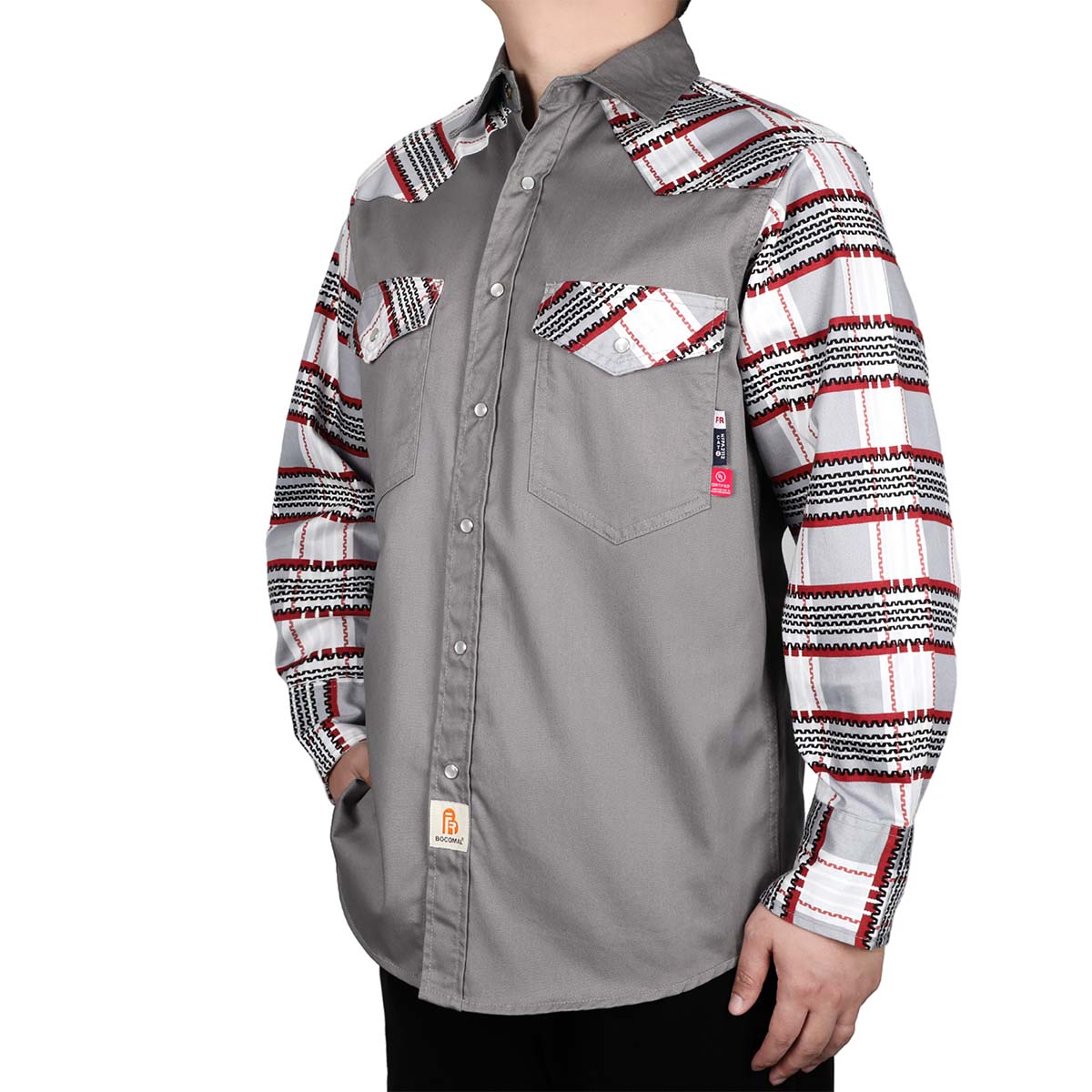 6.5OZ Hawaii/Solid FR Welding Work Shirt