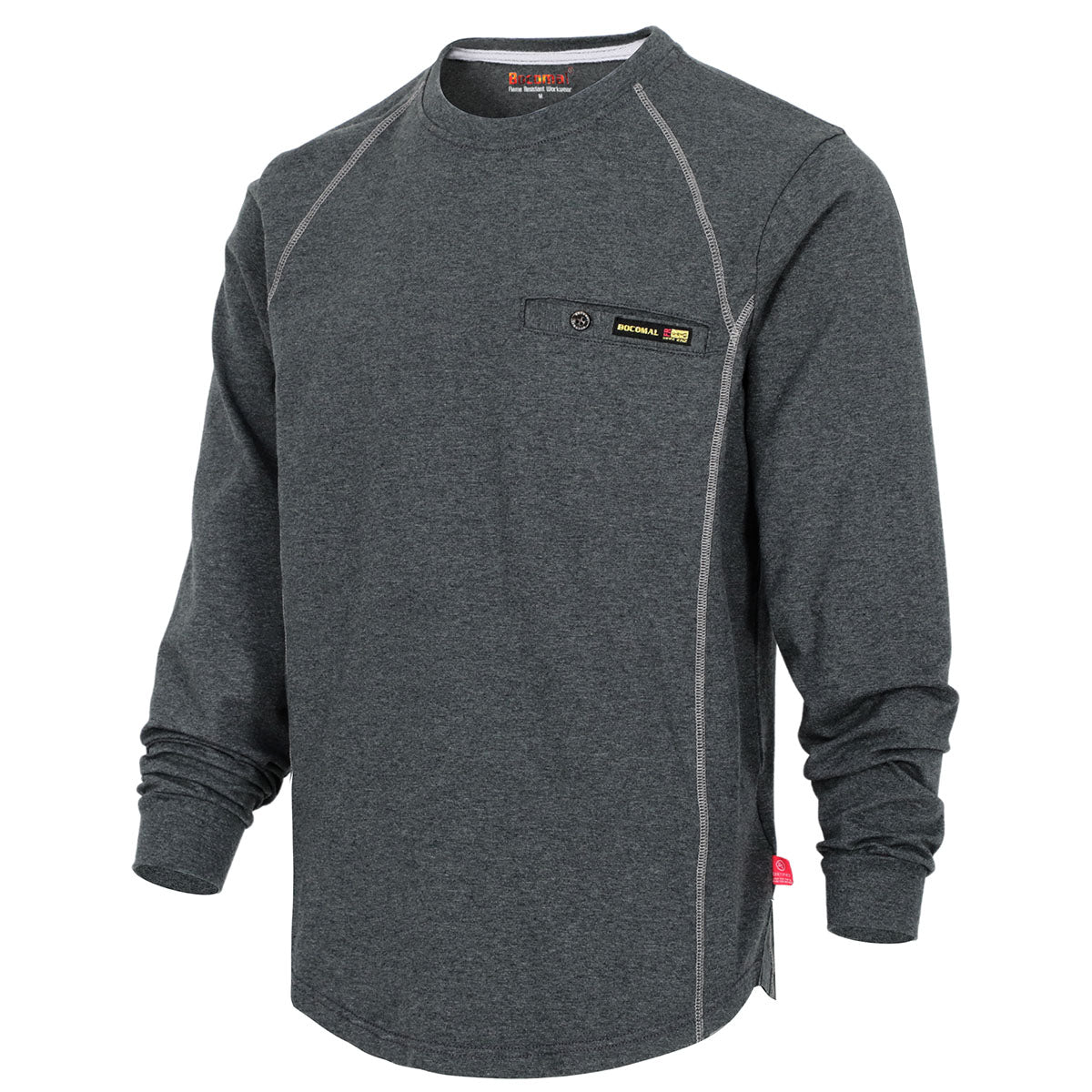 6OZ FR Mid-weight Melt Pocket Crew Neck T-shirts-4422
