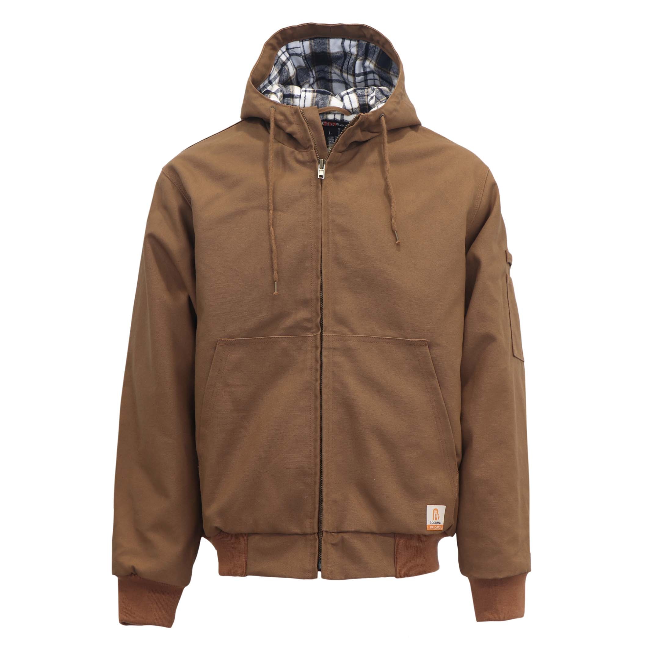 Lined Jacket Water/Rain Repellent and Oil Resistant Soft Flannel Lining -3004