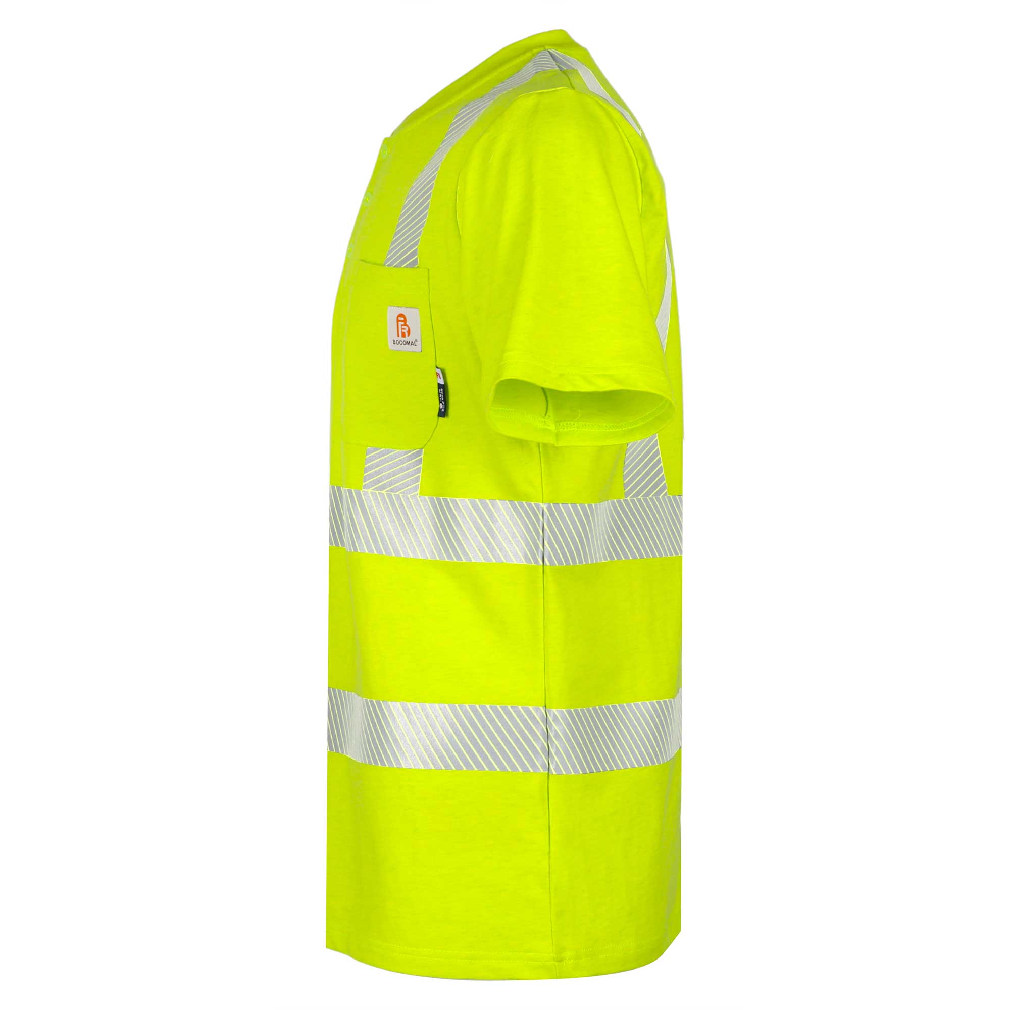7OZ Men's FR Shirts Hi-Vis Short Sleeve Tees- 0424S