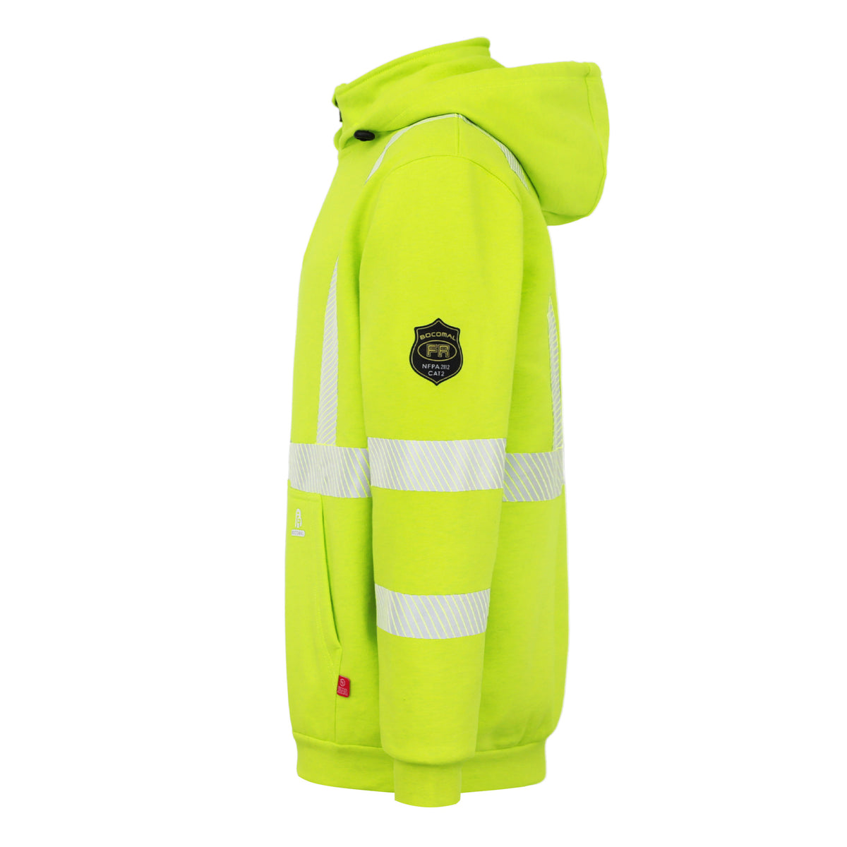 Bocomal 4531HV yellow FR workwear side view