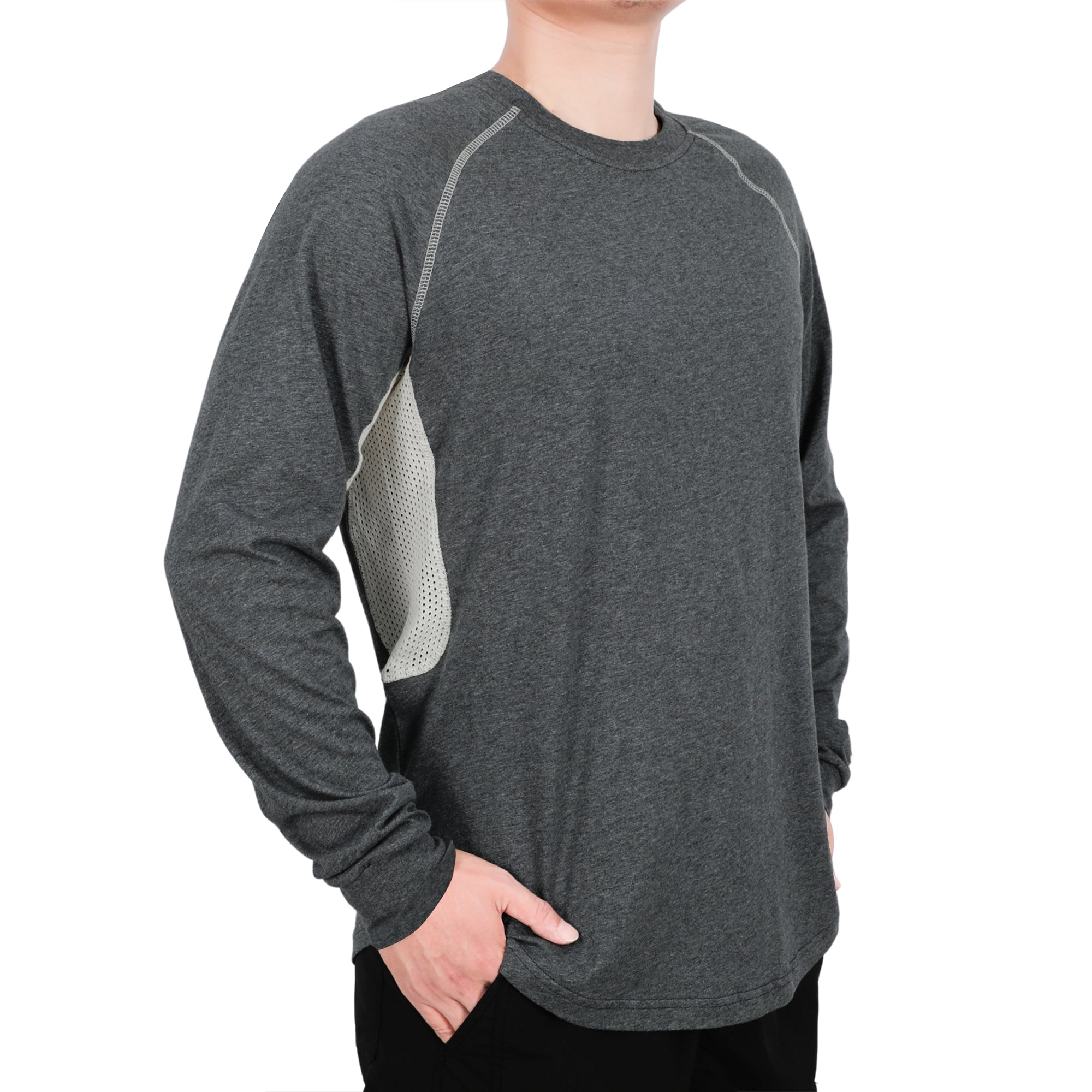 4.5OZ Vented Mesh Loose Fit EX Lightweight FR T-Shirts-9717