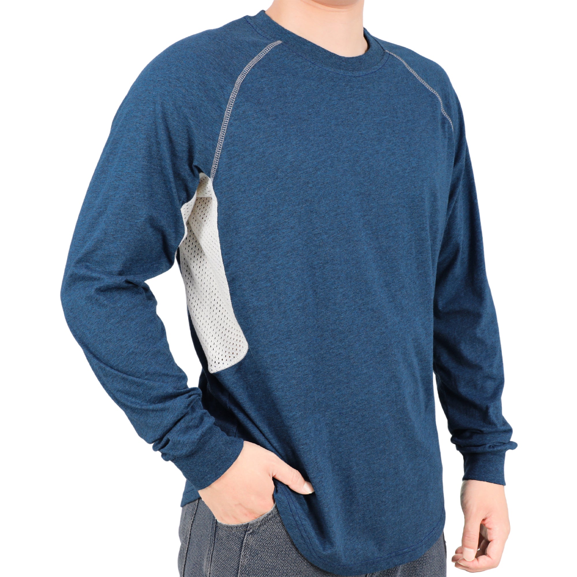 4.5OZ Vented Mesh Loose Fit EX Lightweight FR T-Shirts-9717