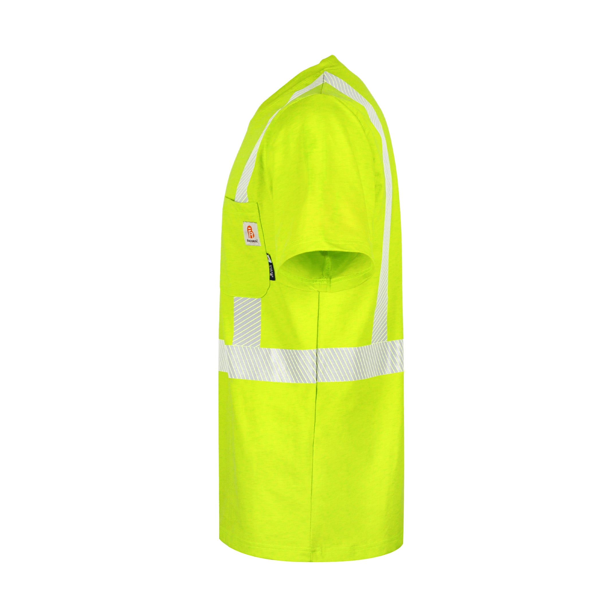 7OZ Men's FR Shirts Hi-Vis Short Sleeve Tees- 0424S