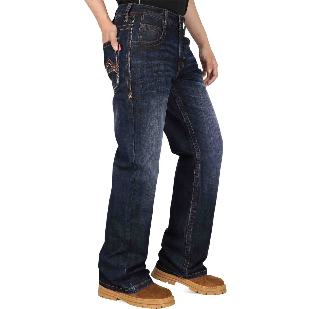 14 oz Heavyweight Dura-Rugged Denim Relaxed Fit Boot Cut FR Jeans