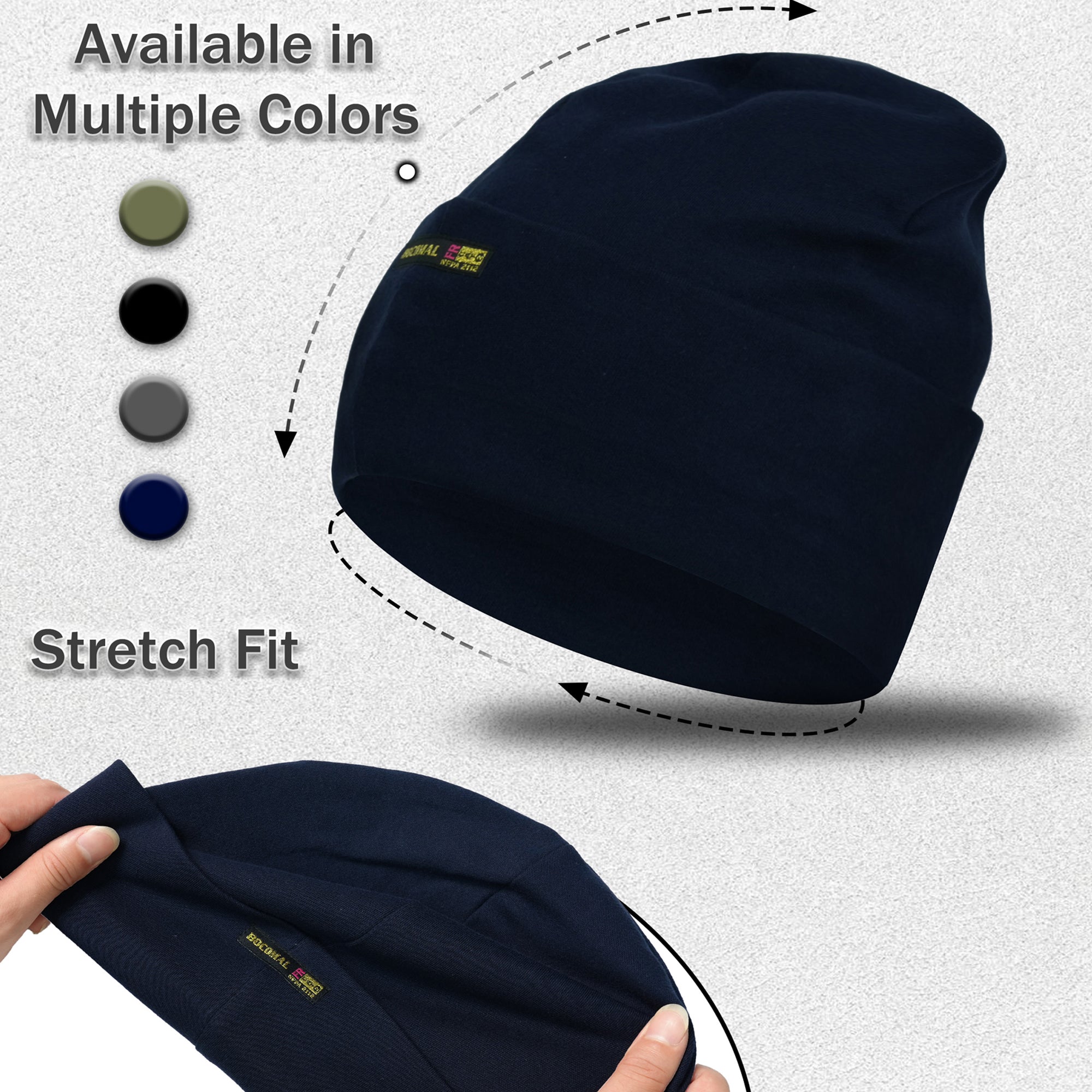 7OZ Cotton FR Head Covering Welding Hat-9803