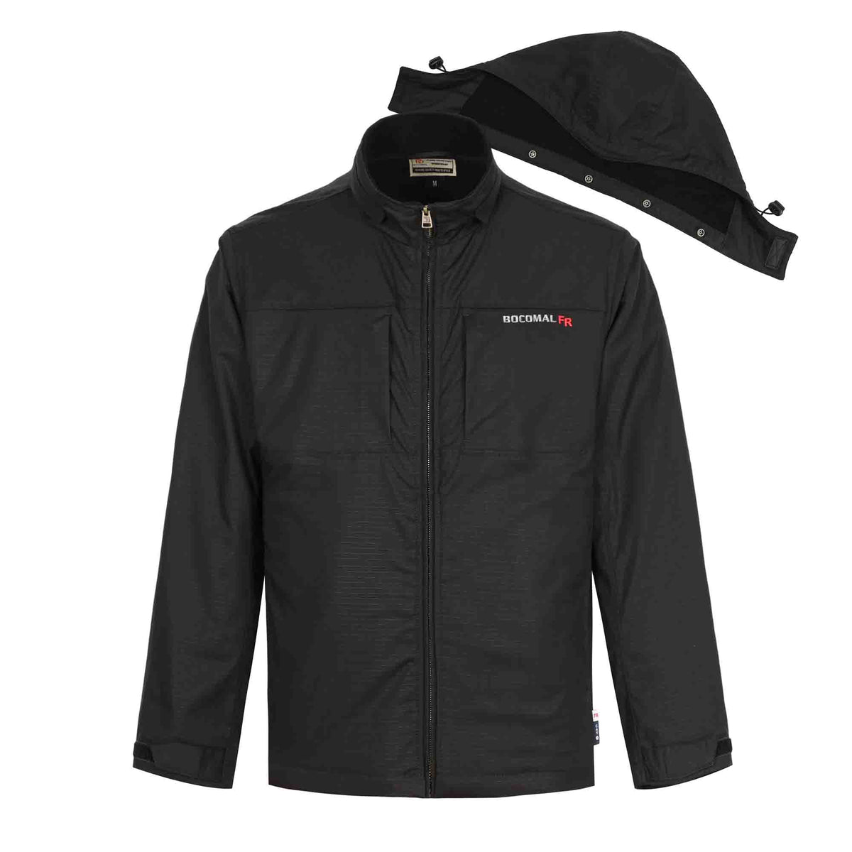 8.5 oz Fleece Lined 7 oz Stretch Windproof Shell FR Jacket