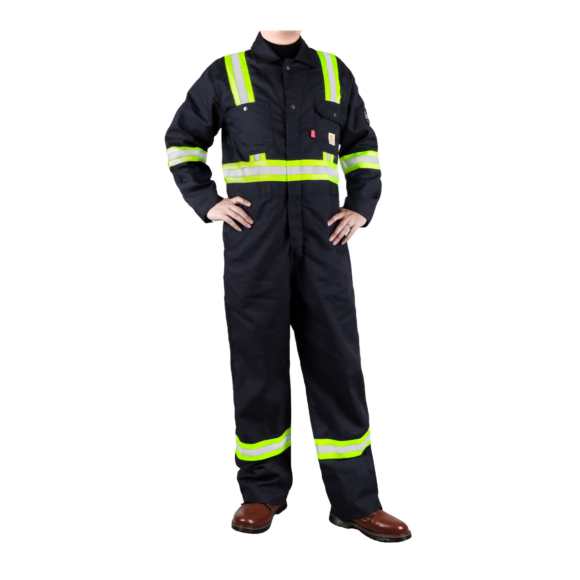 6 oz Hi-Vis Ripstop FR Work Coverall, CAT 2 | Bocomal