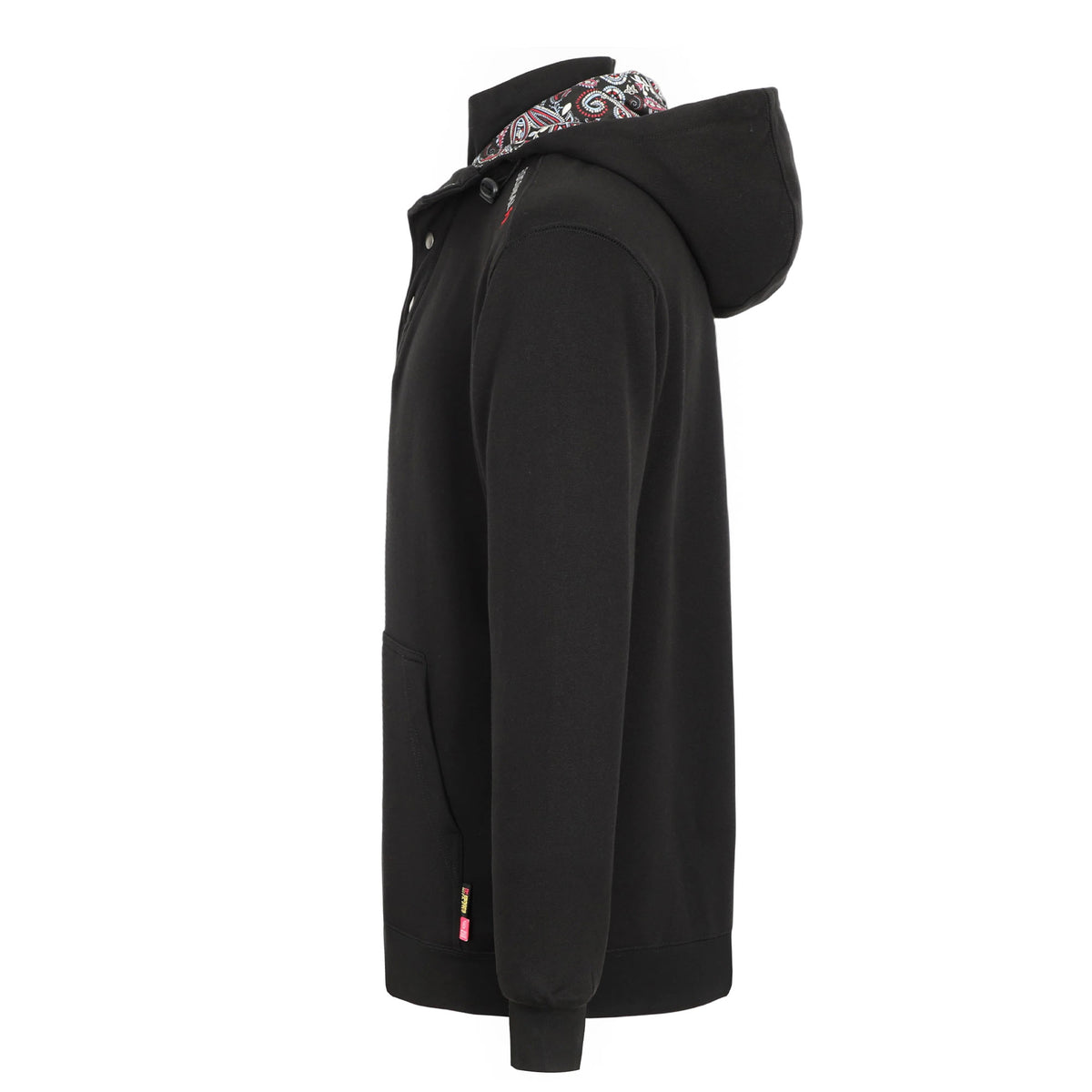 10.5 oz FR Quarter Zip Flapped Mock Neck Hooded Fleece Sweatshirts - C709