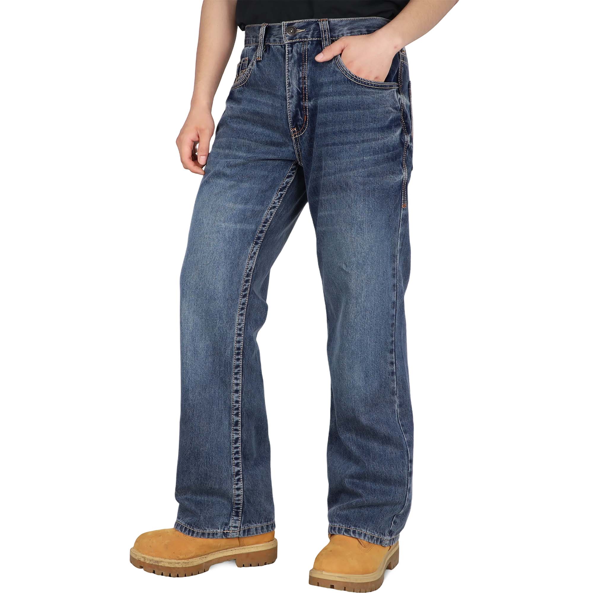 10OZ Midweight EX-Soft Relaxed Boot Vintage Washed FR Jeans-8306